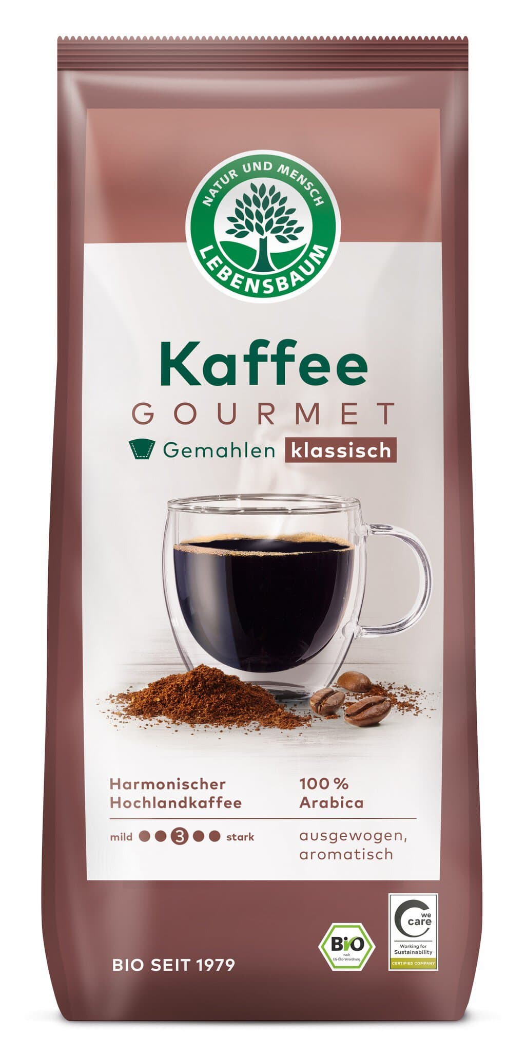 Lebensbaum Gourmet Kaffee klassisch gemahlen