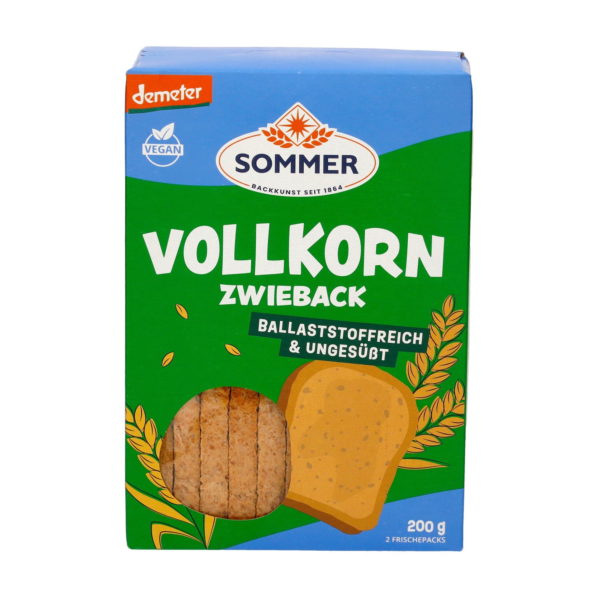 Sommer Vollkorn Zwieback