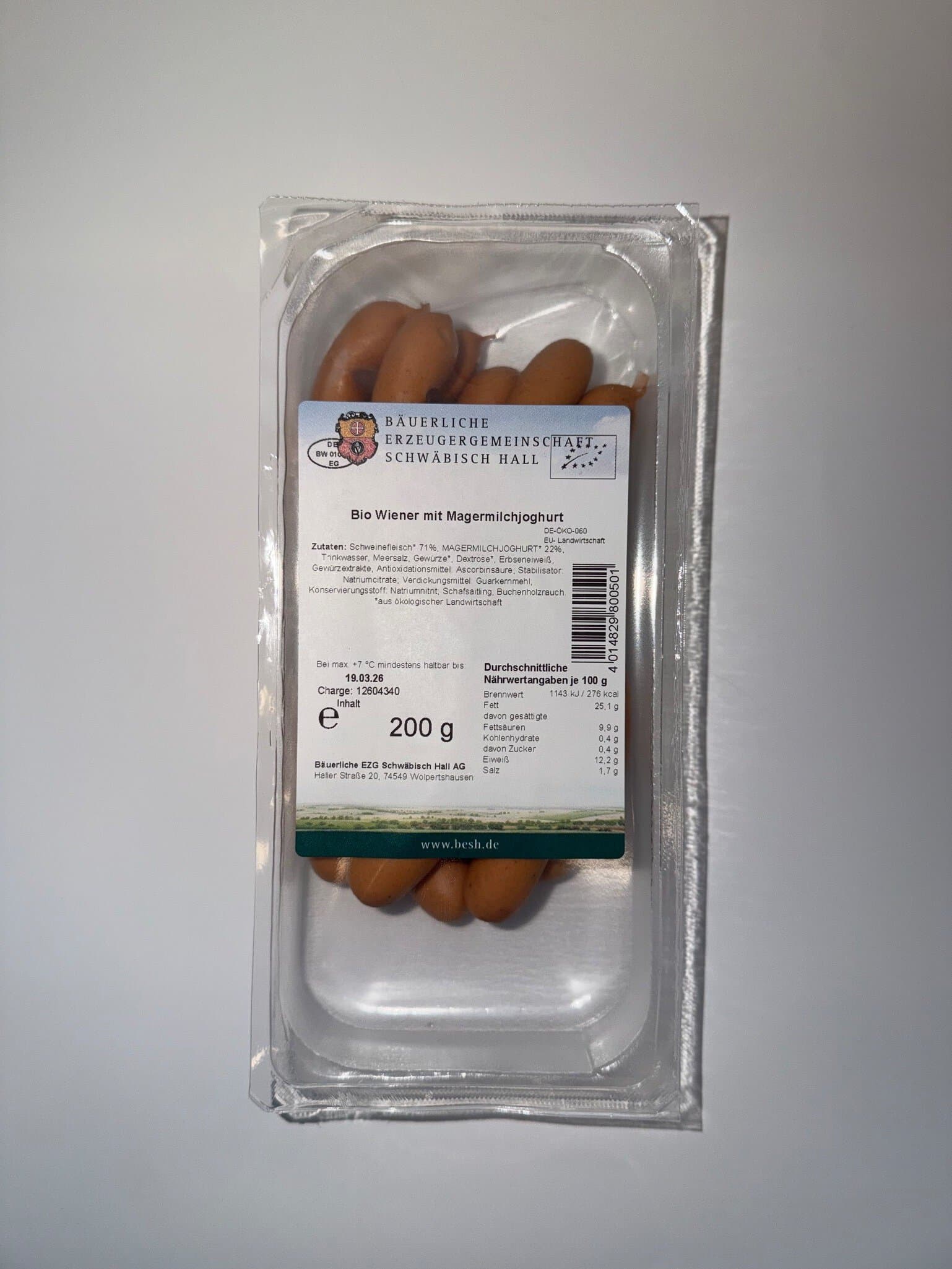 Besh Wiener Würstchen mit Joghurt