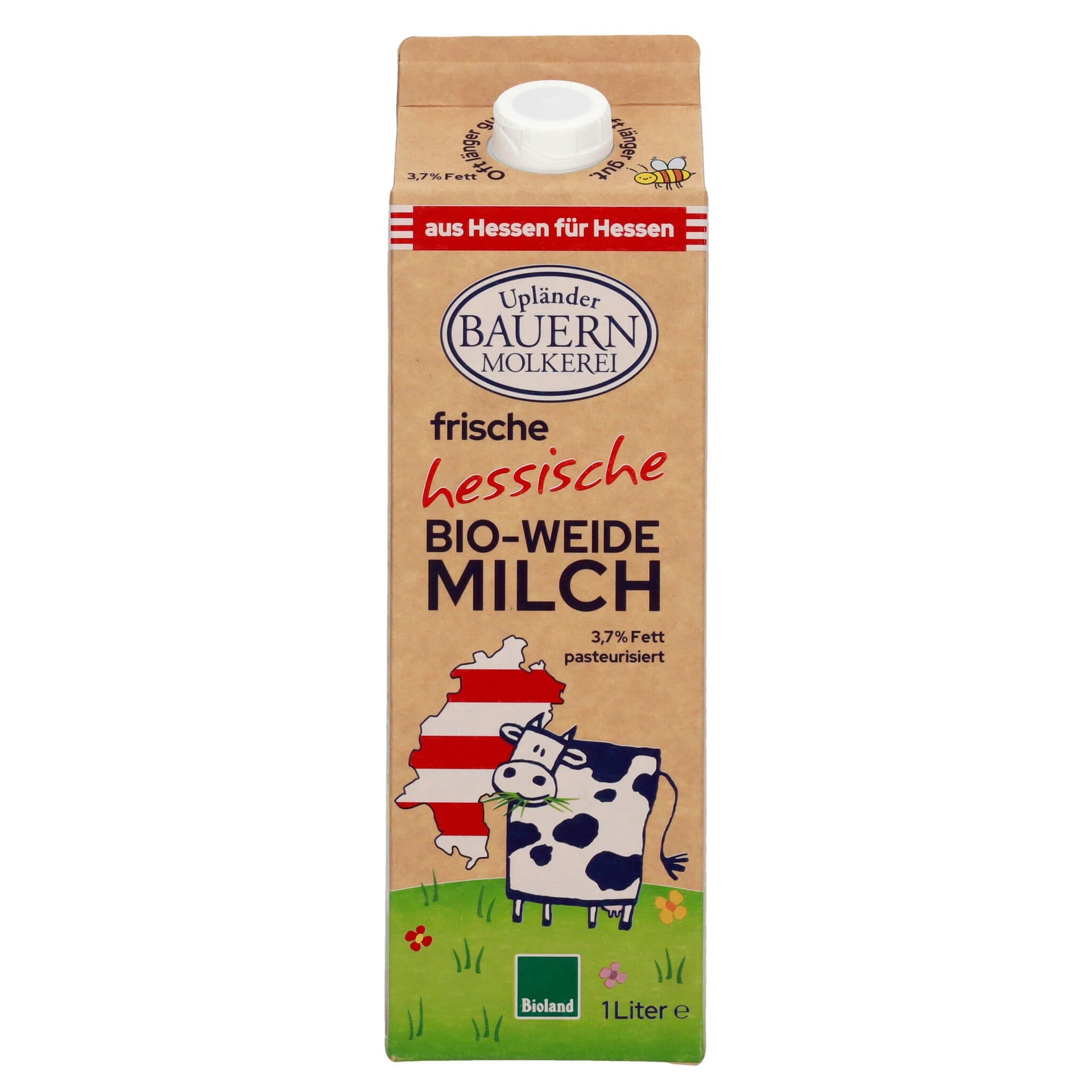 Upländer Hessiche Weidemilch 3,7%