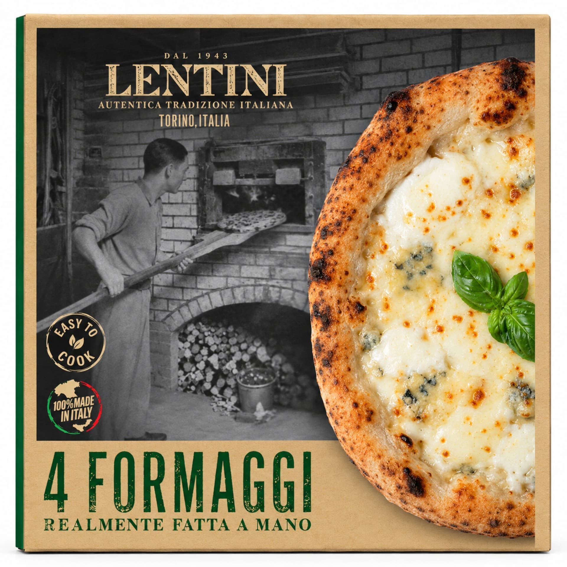 Lentini Pizza 4Formaggi (TK)