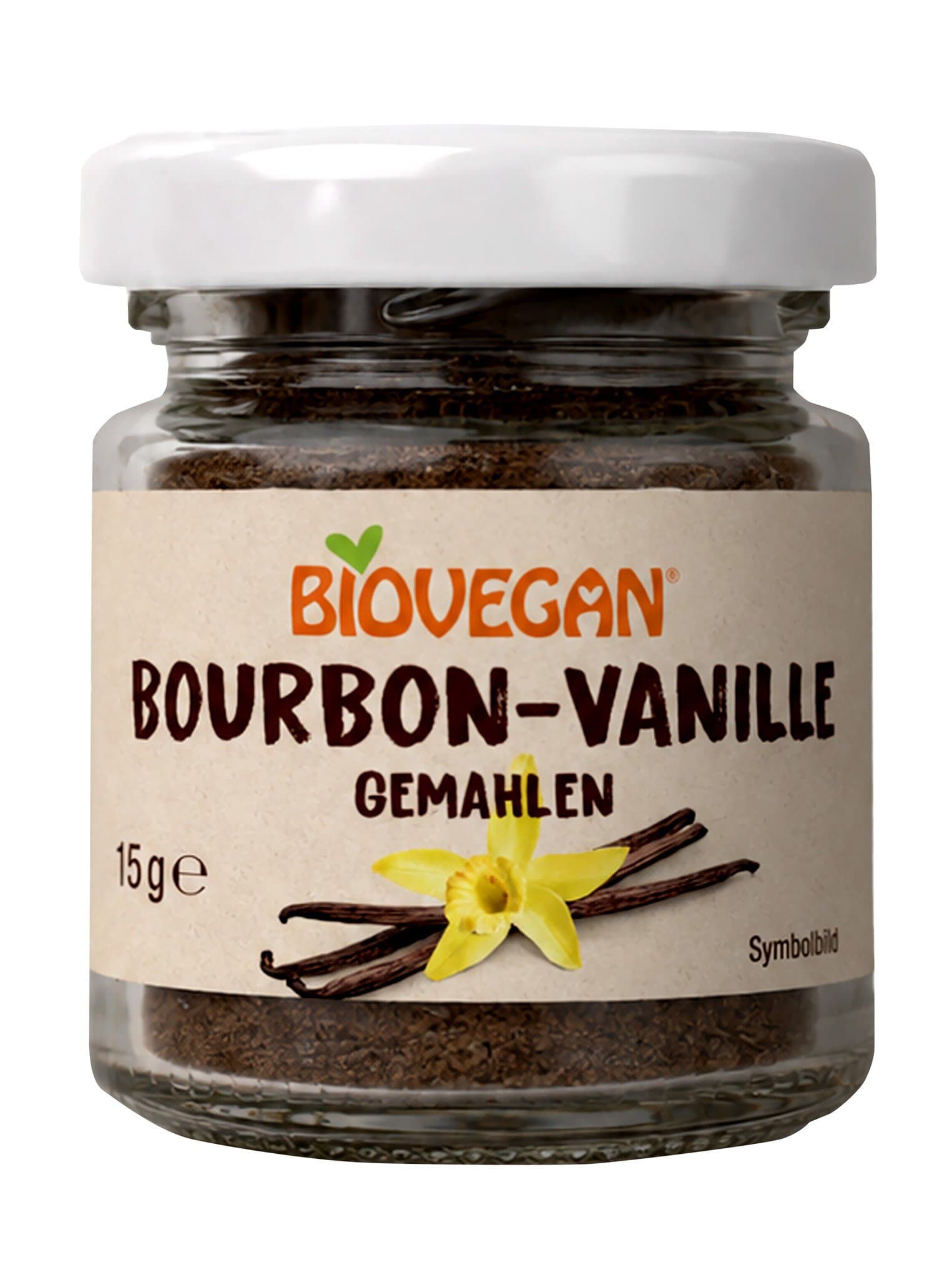 Biovegan Bourbon Vanille im Glas