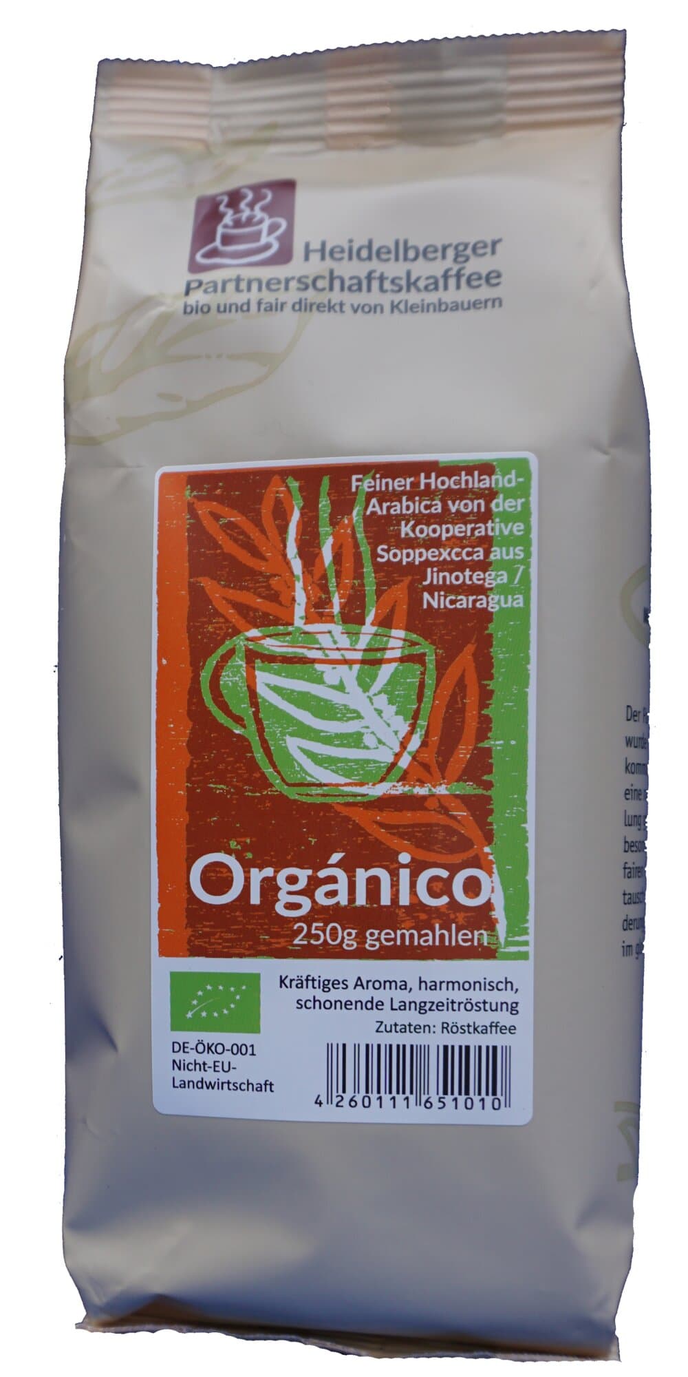 Heidelberger Kaffee Organico gemahlen