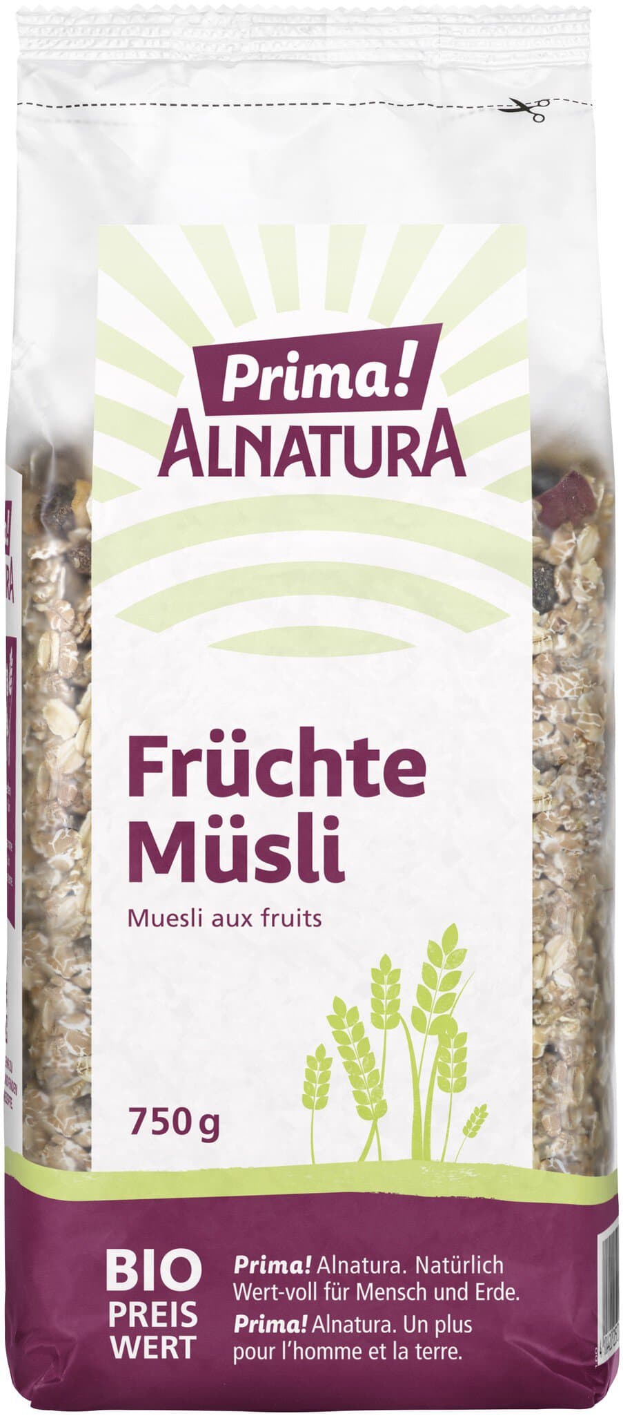 Prima! Alnatura Früchte-Müsli