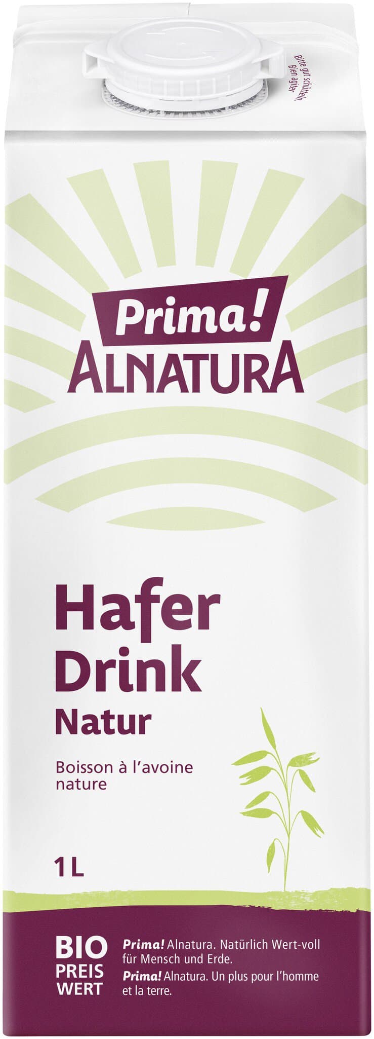 Prima! Alnatura Hafer Drink Natur