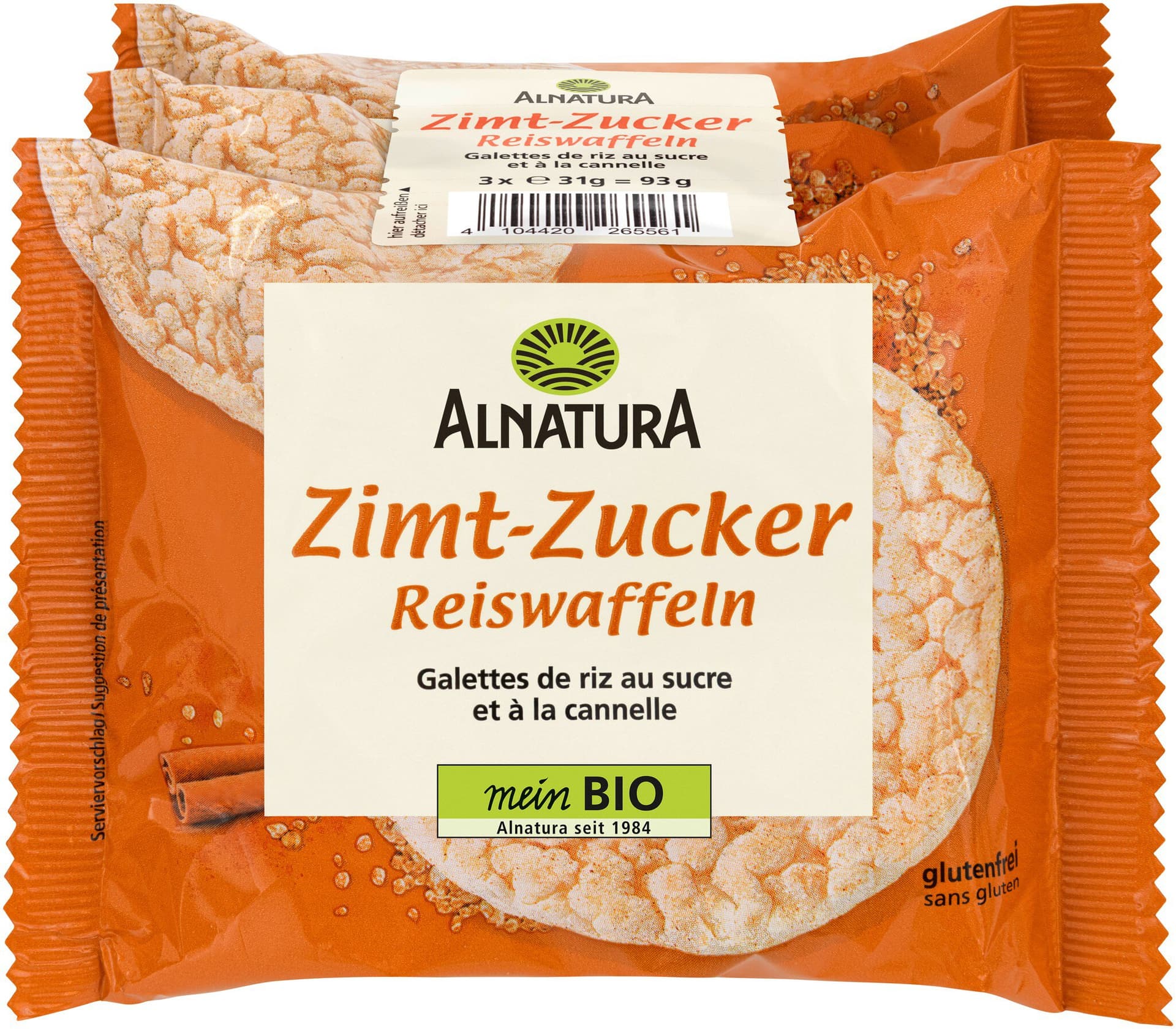 Alnatura Zimt-Zucker-Reiswaffeln