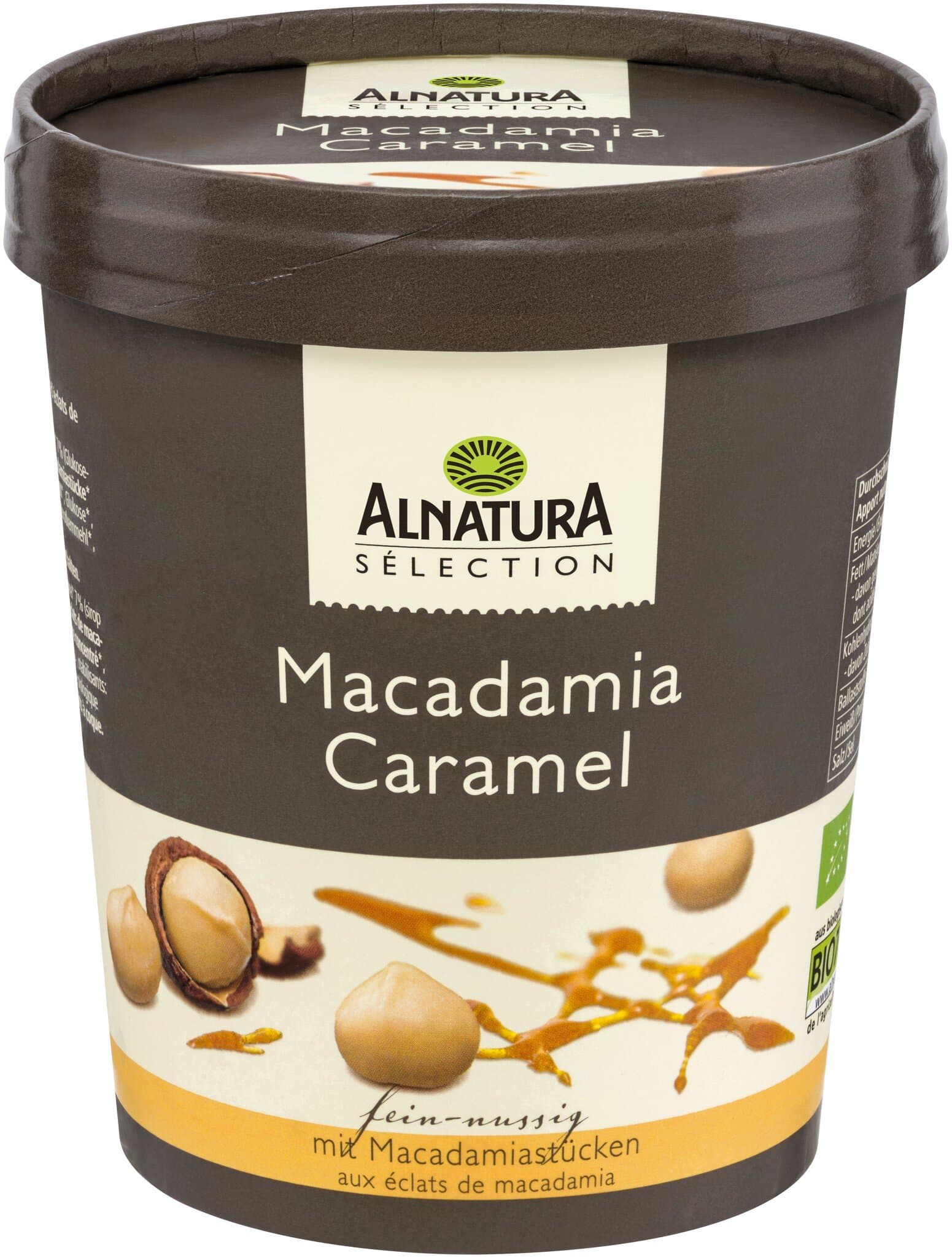 Alnatura Sélection Macadamia Caramel Eiscreme (TK)