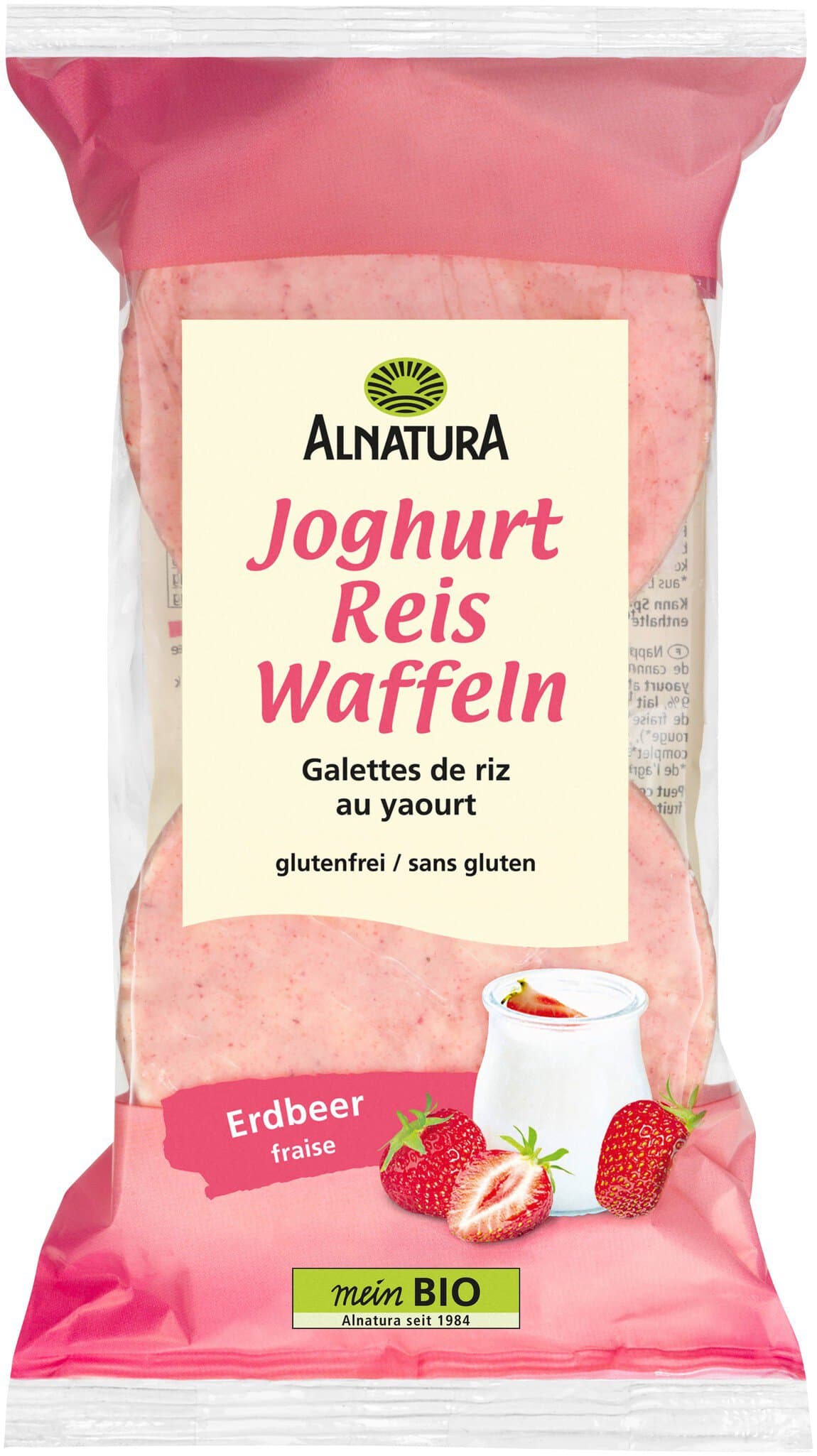 Alnatura Joghurt-Reiswaffeln Erdbeer