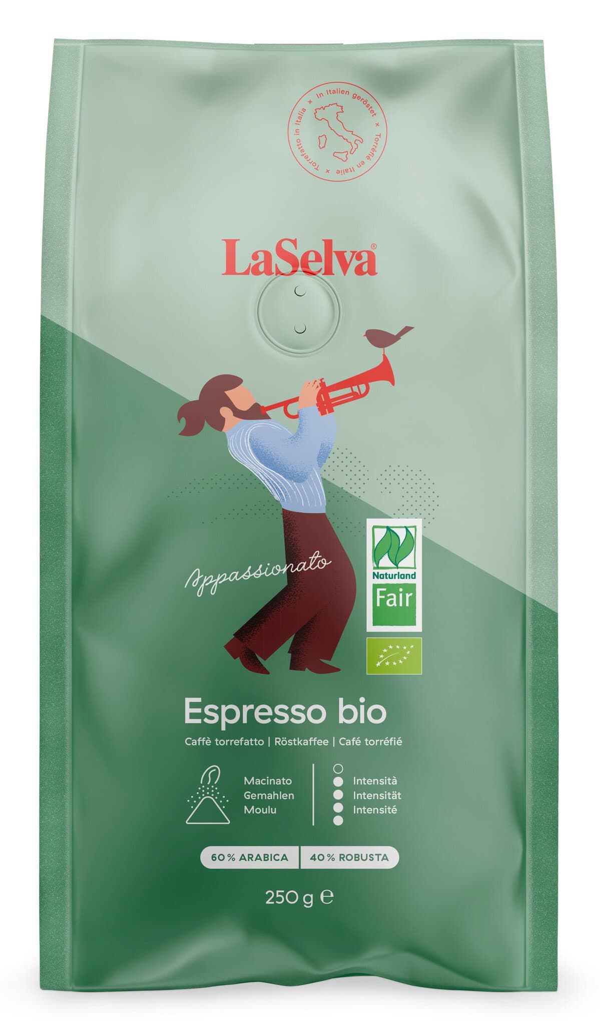 LaSelva Appassionato Espresso gemahlen