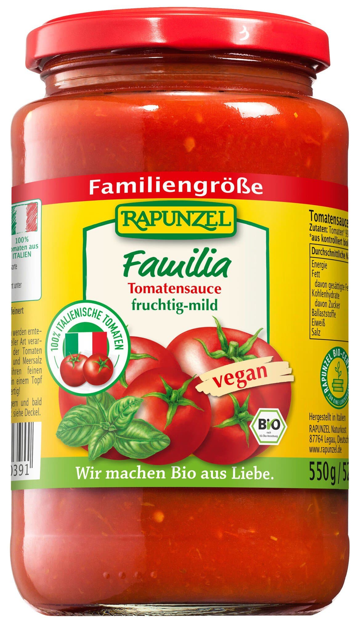 Rapunzel Tomatensauce Familia