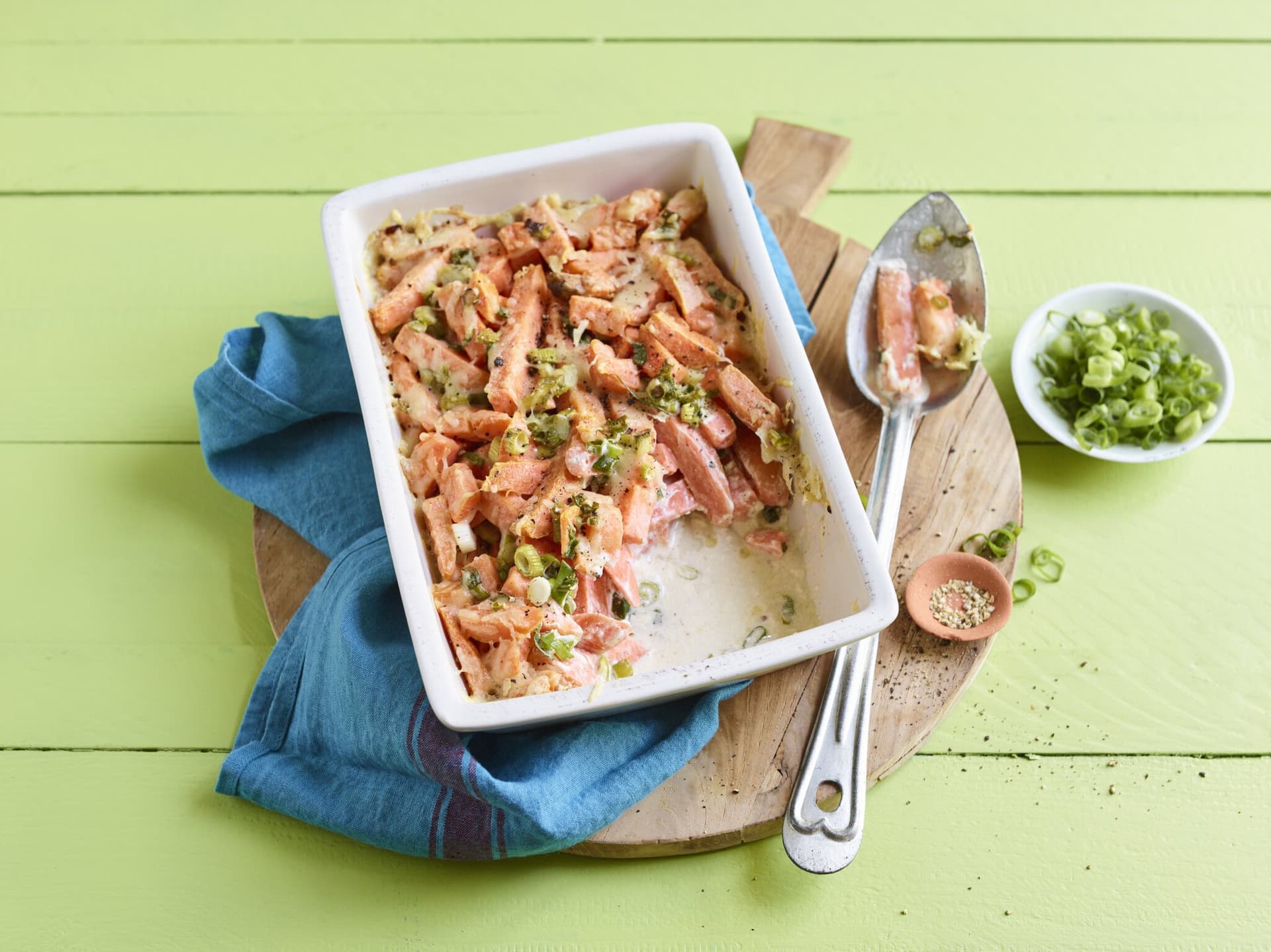Süßkartoffel-Gratin