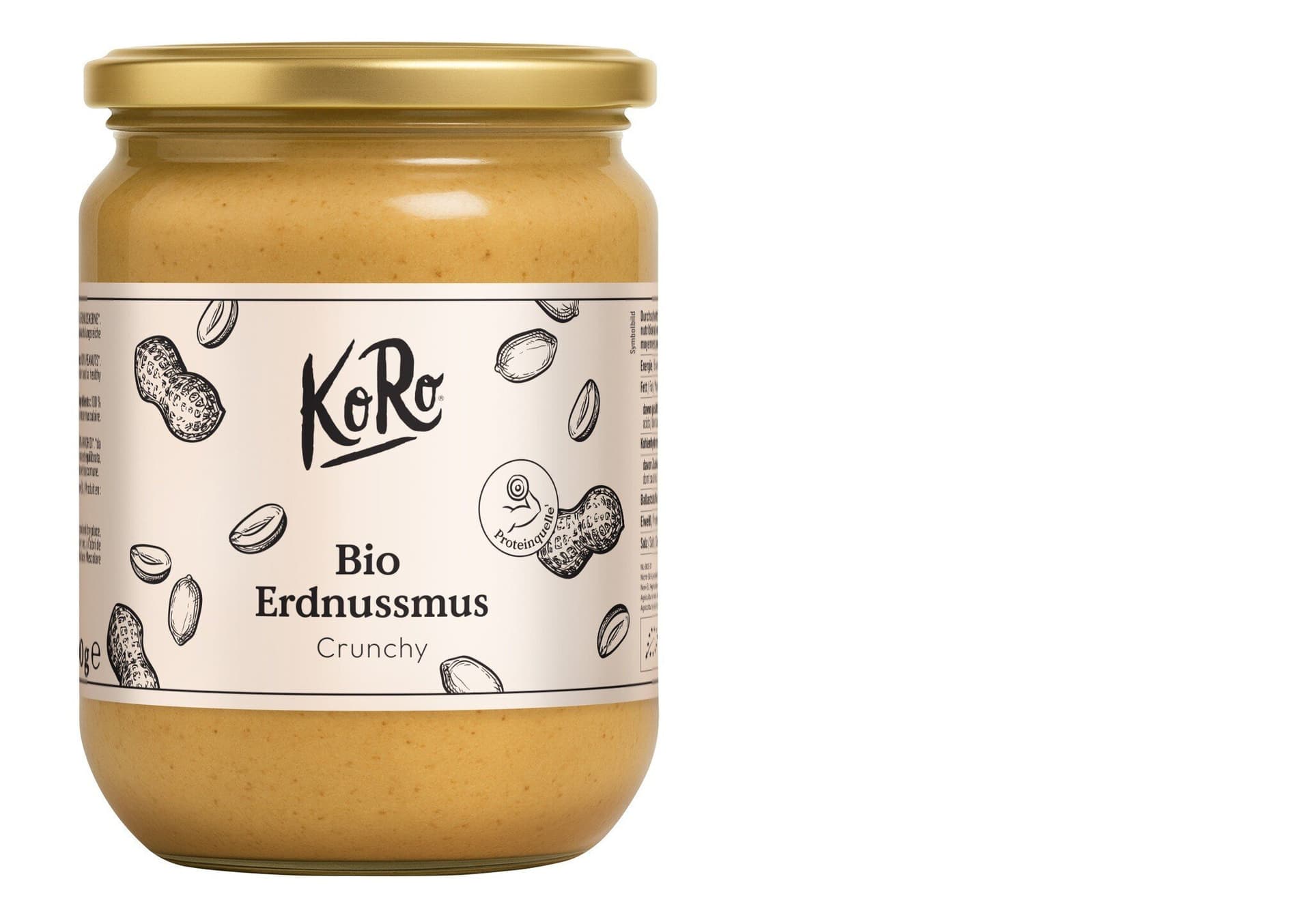 Koro Erdnussmus crunchy