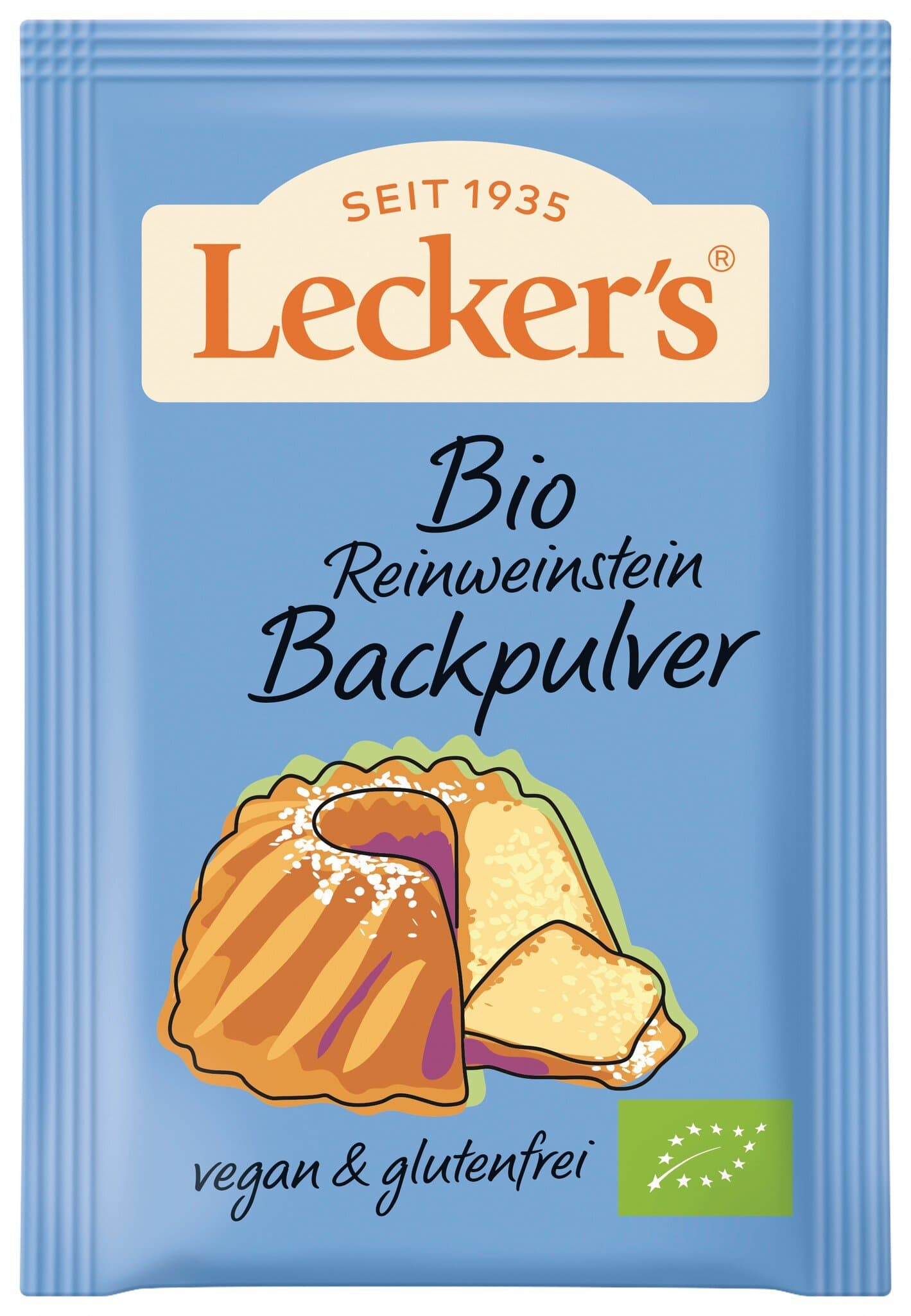 Lecker s Bio Reinweinstein Backpulver