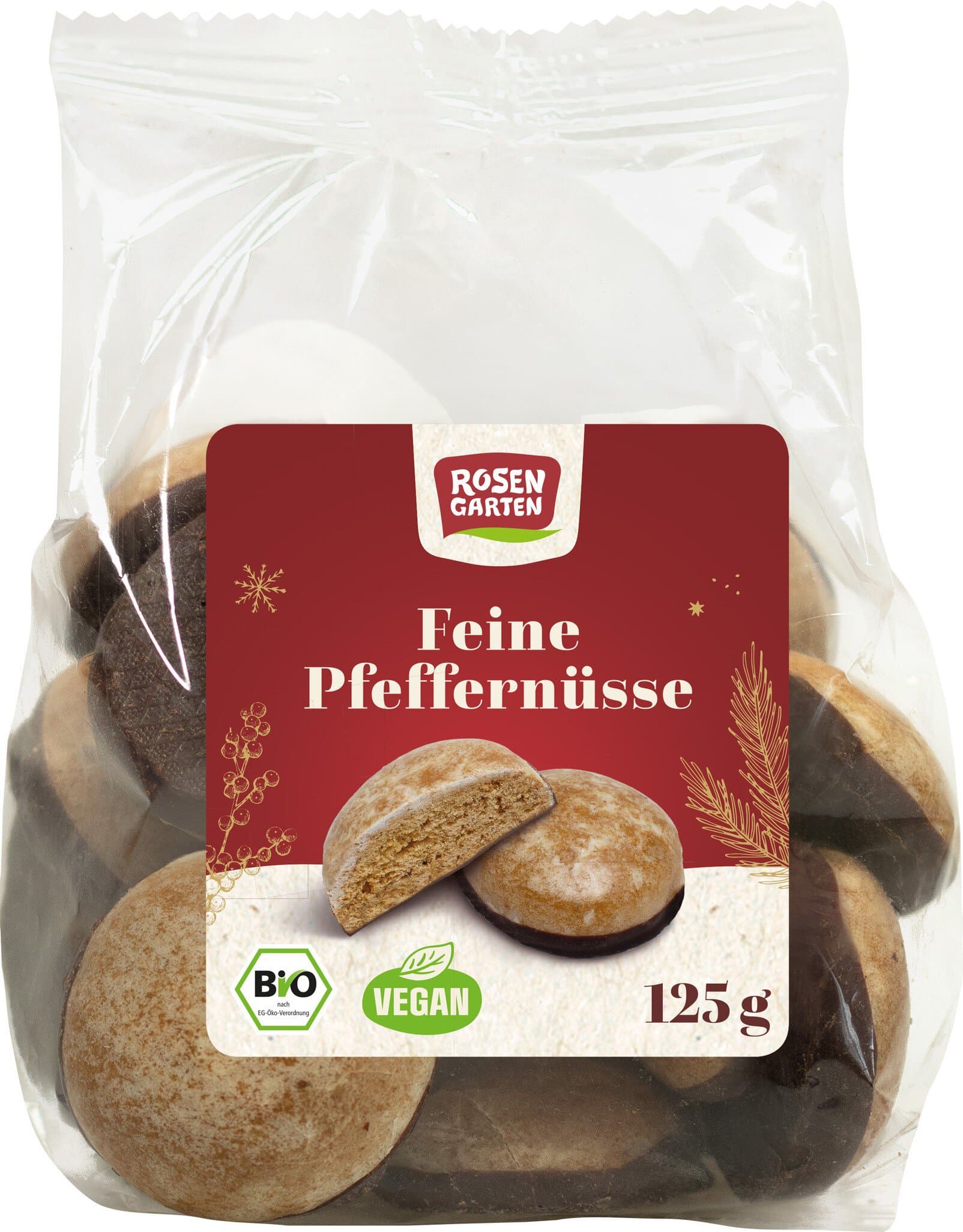 Rosengarten Pfeffernüsse mit Zartbitter Schokolade