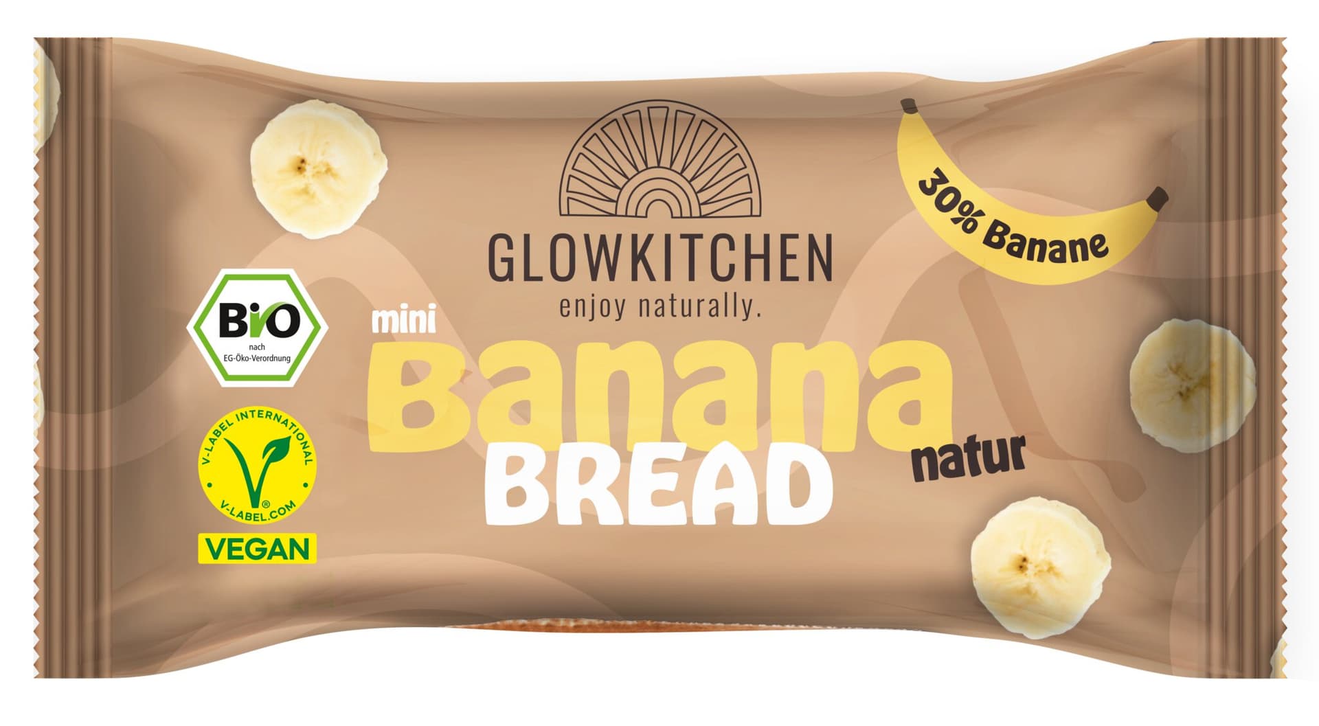 Glowkitchen Mini Bananenbrot Natur