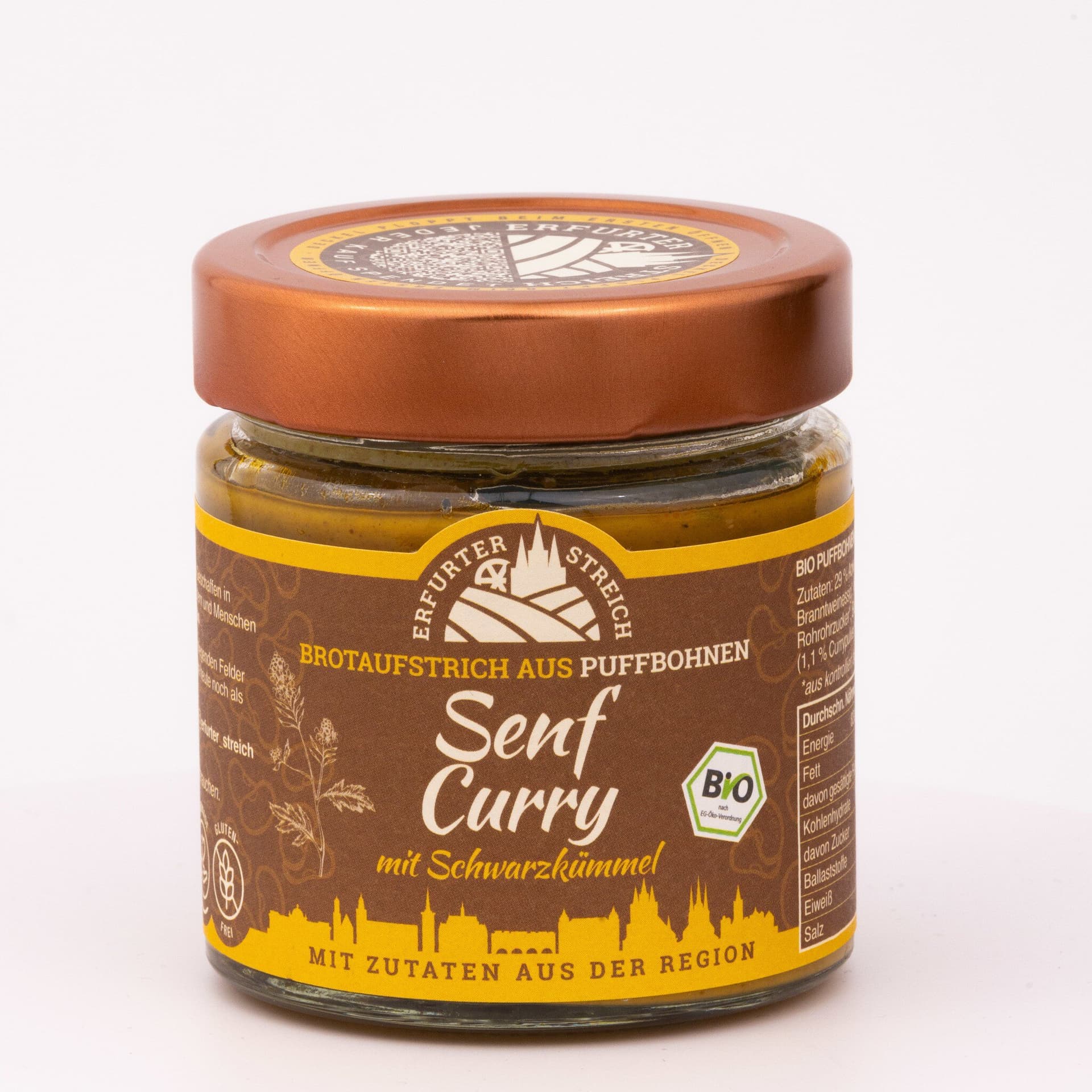 Erfurter Streich Senf Curry mit Schwarzkümmel
