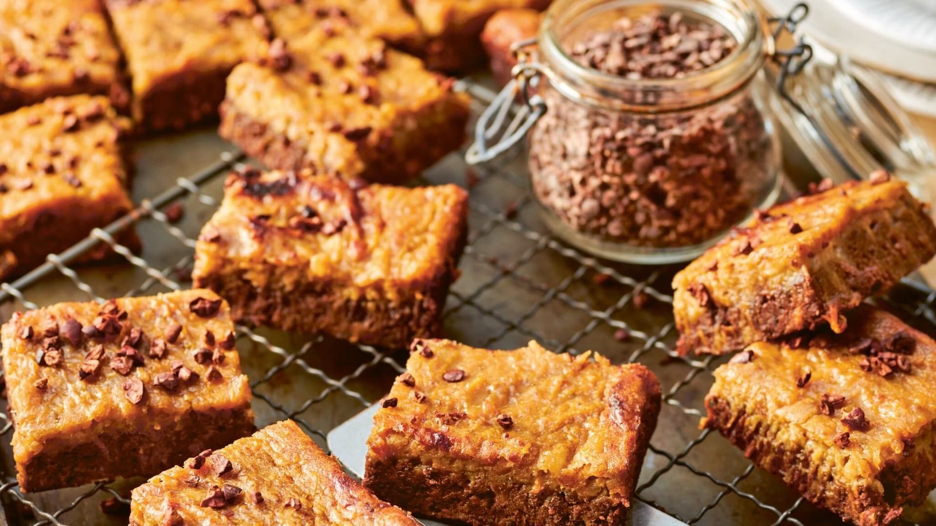 Saftige Karotten-Süßkartoffel-Brownies