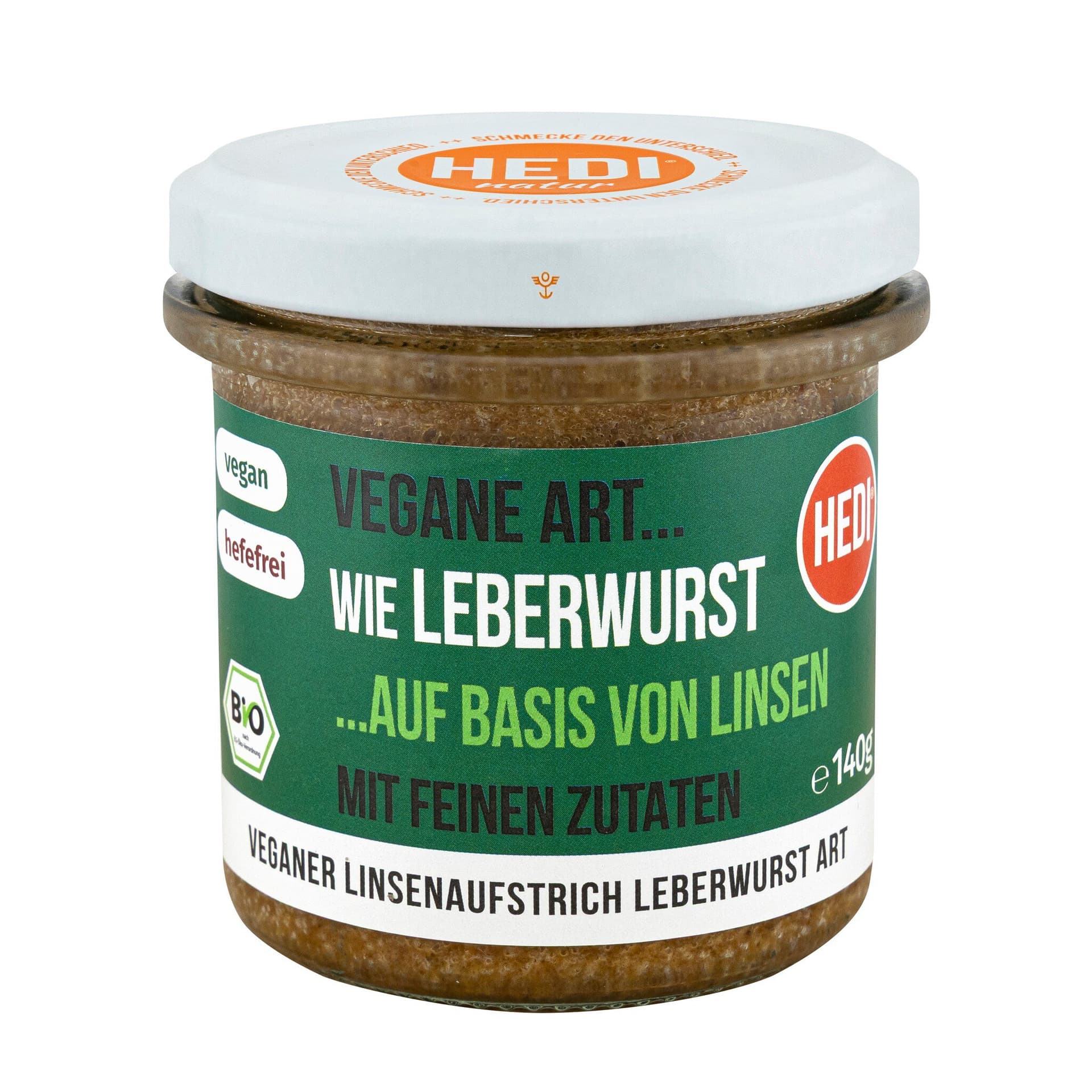 HEDI Vegane Art Leberwurst aus Linsen