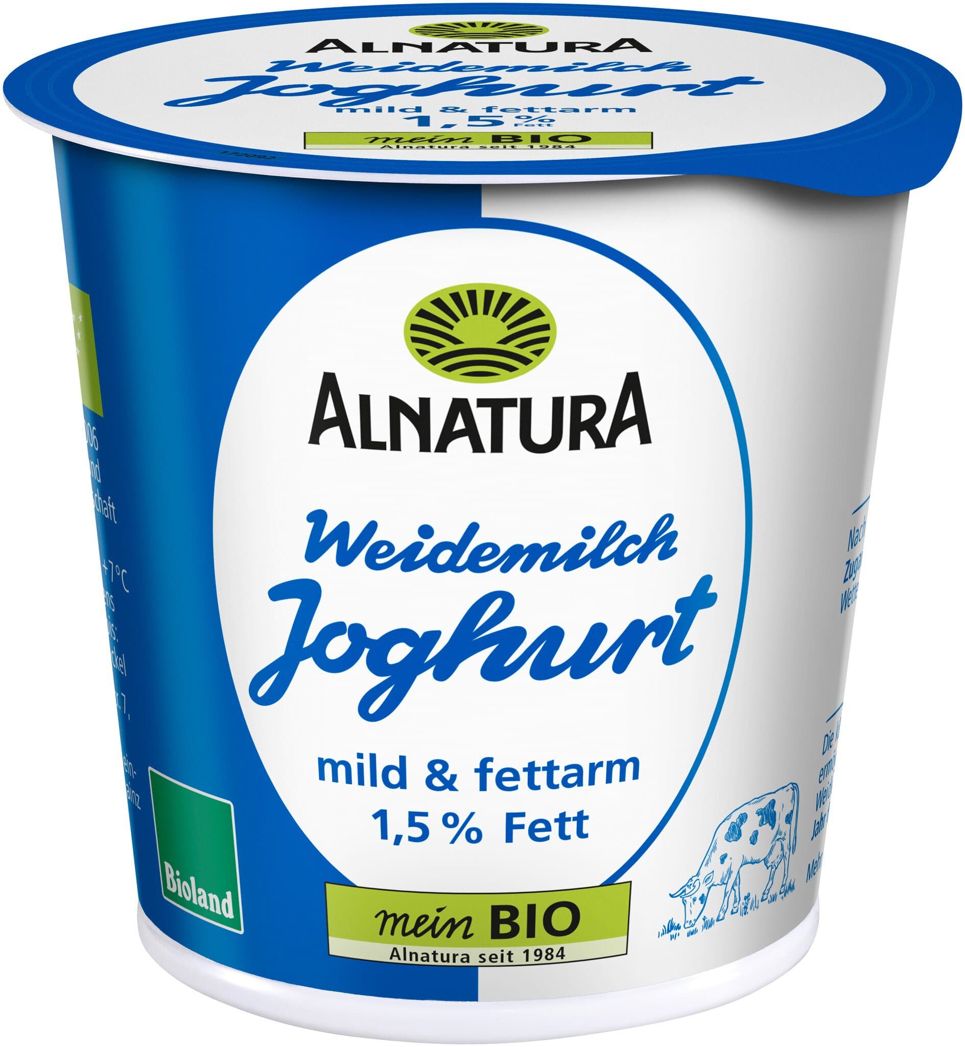 Alnatura Weidemilch-Joghurt 1,5% Fett