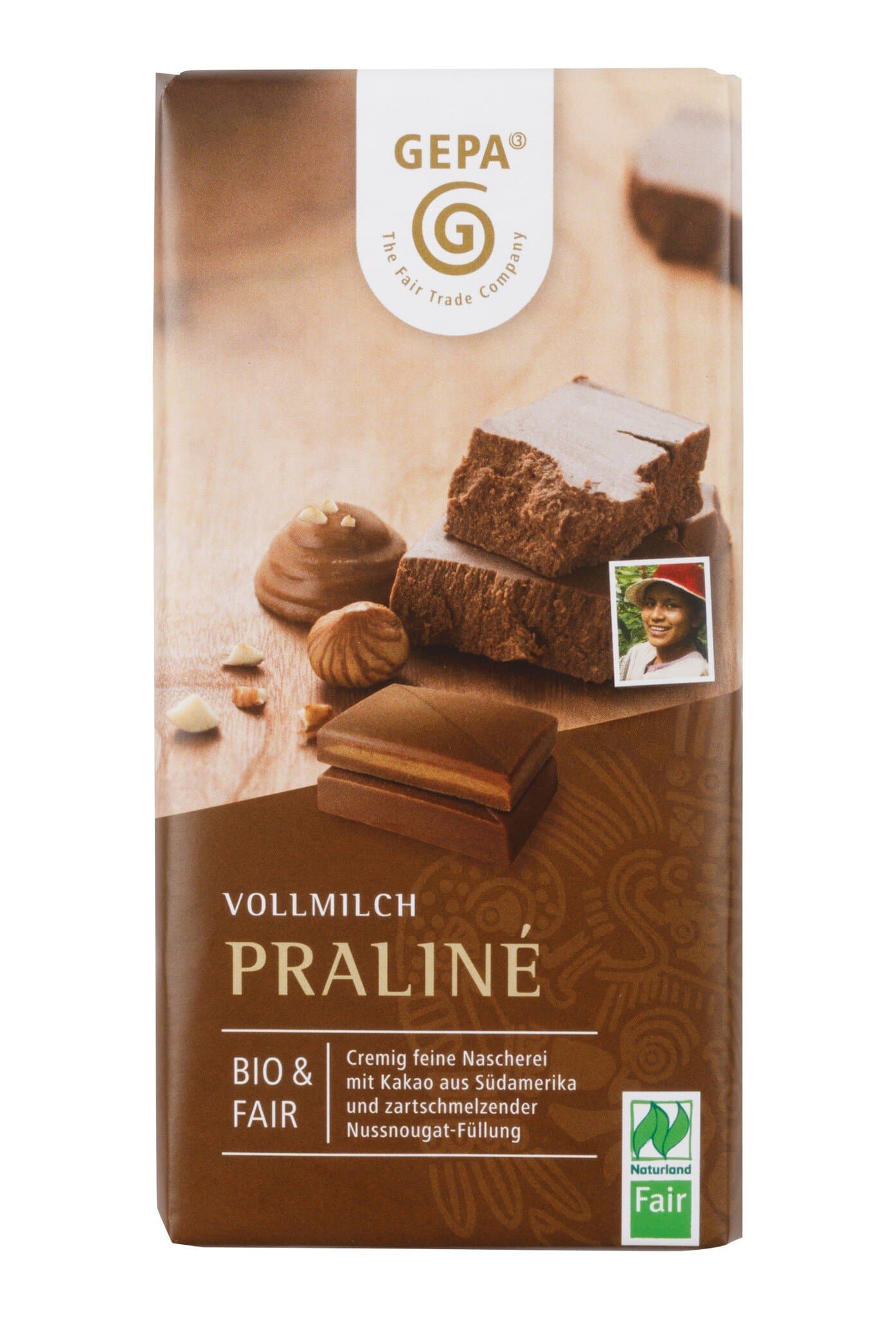 Gepa Vollmilch Praliné