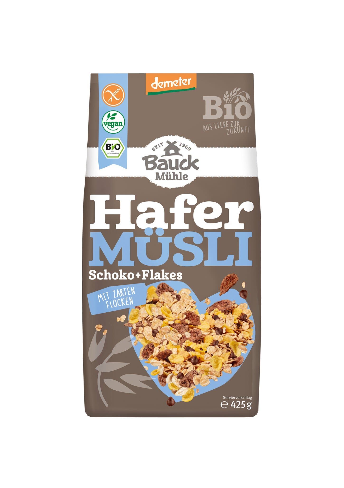 Bauckmühle Hafer Müsli Schoko Knusper