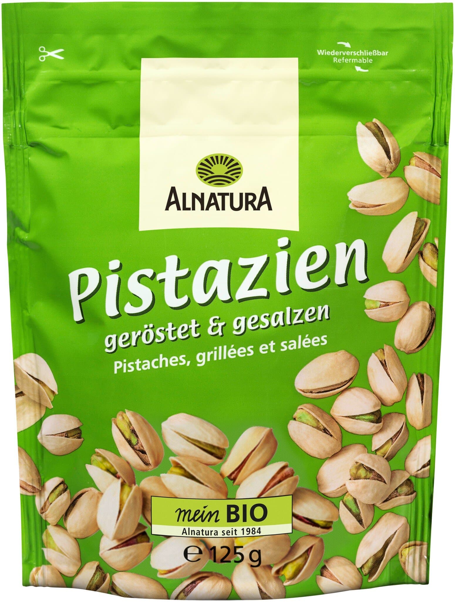 Alnatura Pistazien, geröstet und gesalzen