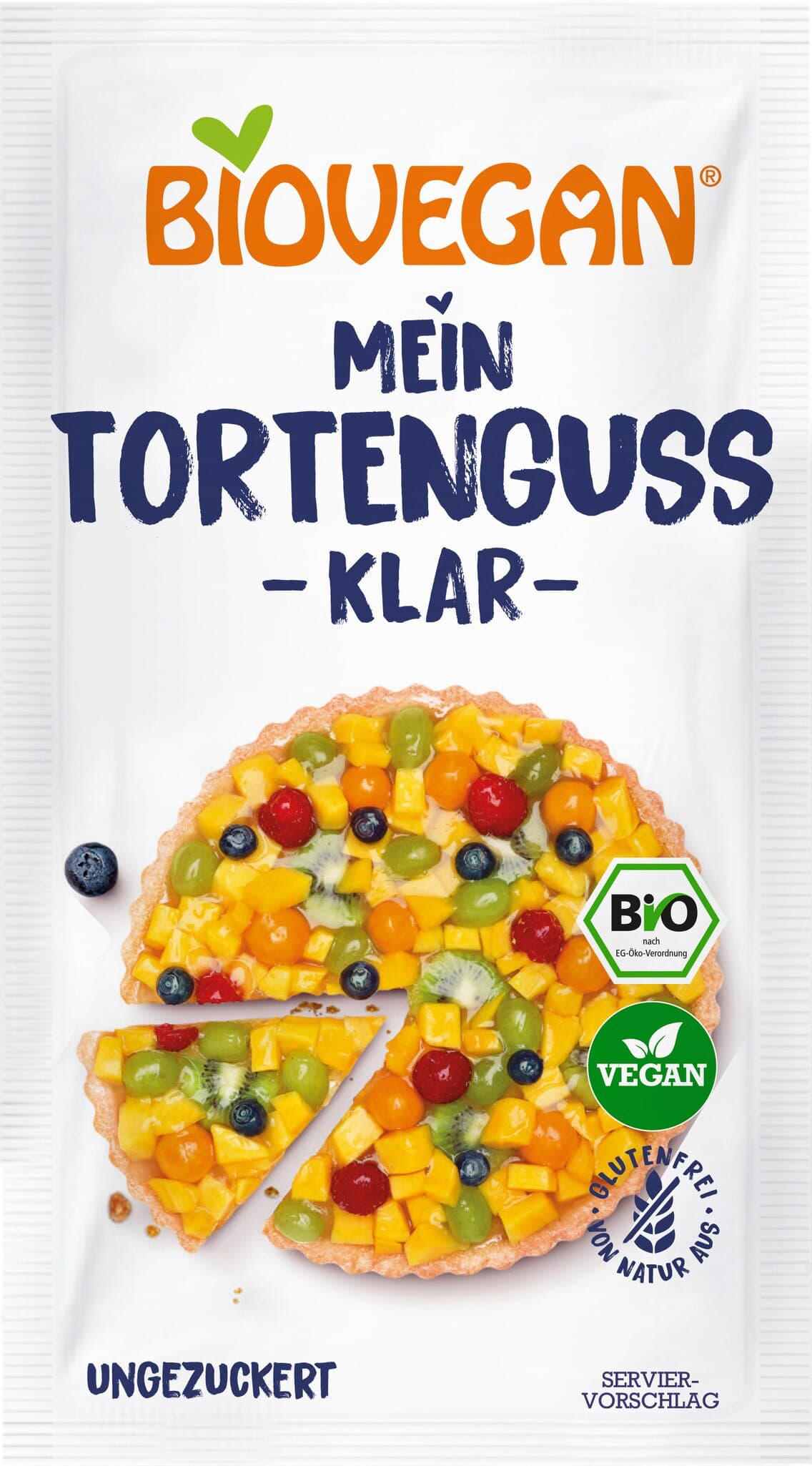 Biovegan Tortenguss klar