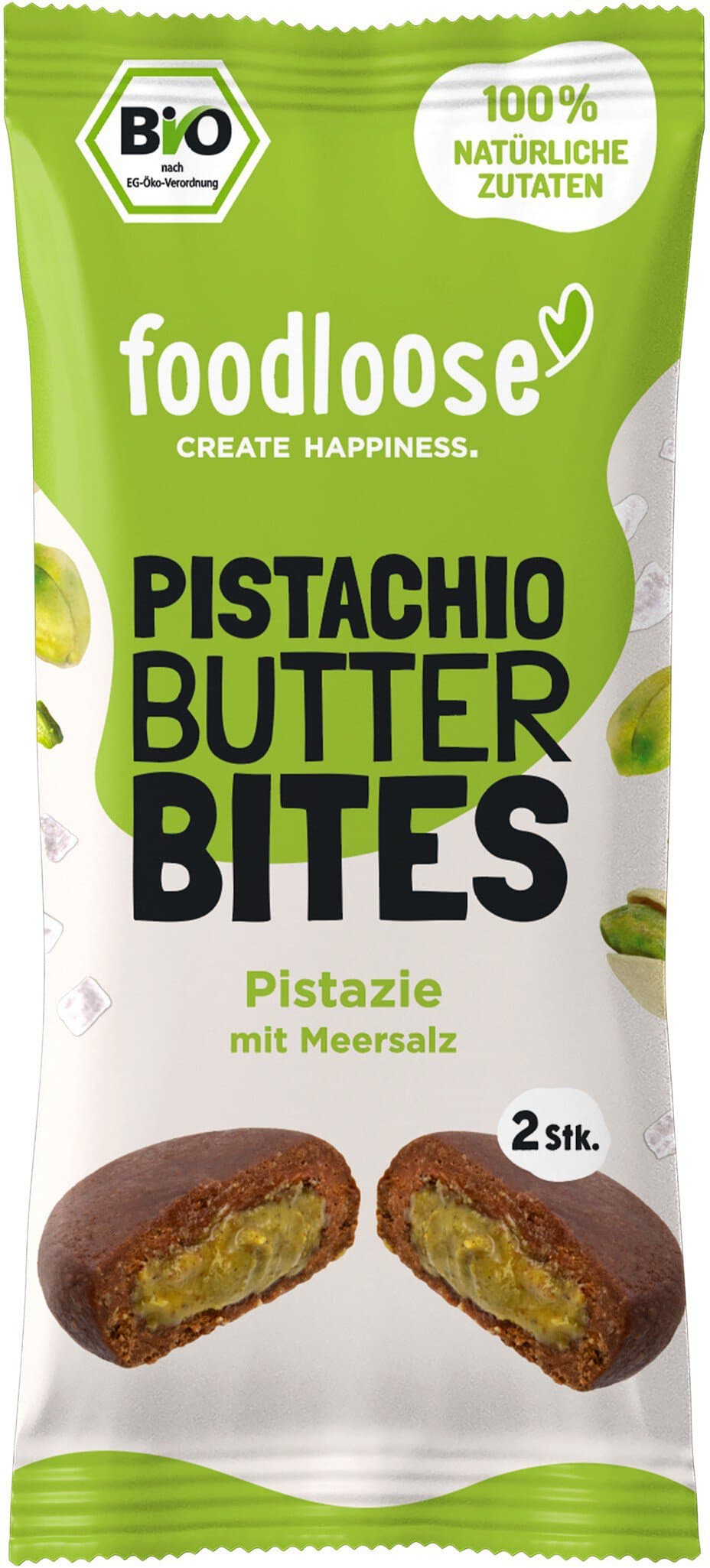 foodloose Pistachio Butter Bites Pistazie