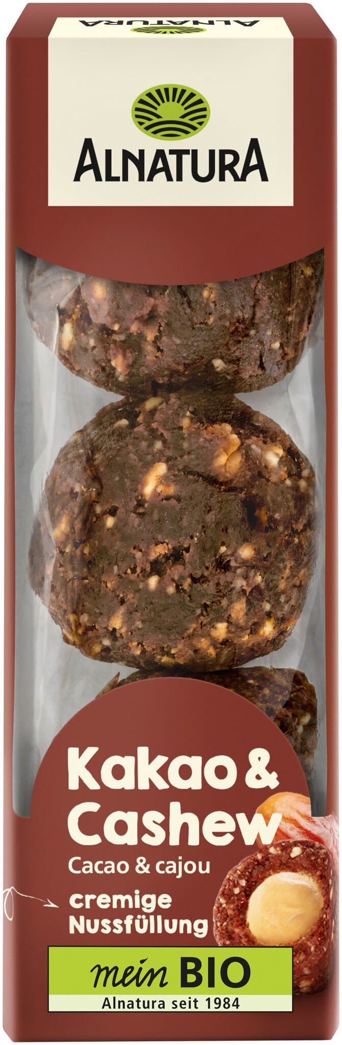 Alnatura Snack-Kugeln Kakao & Cashew