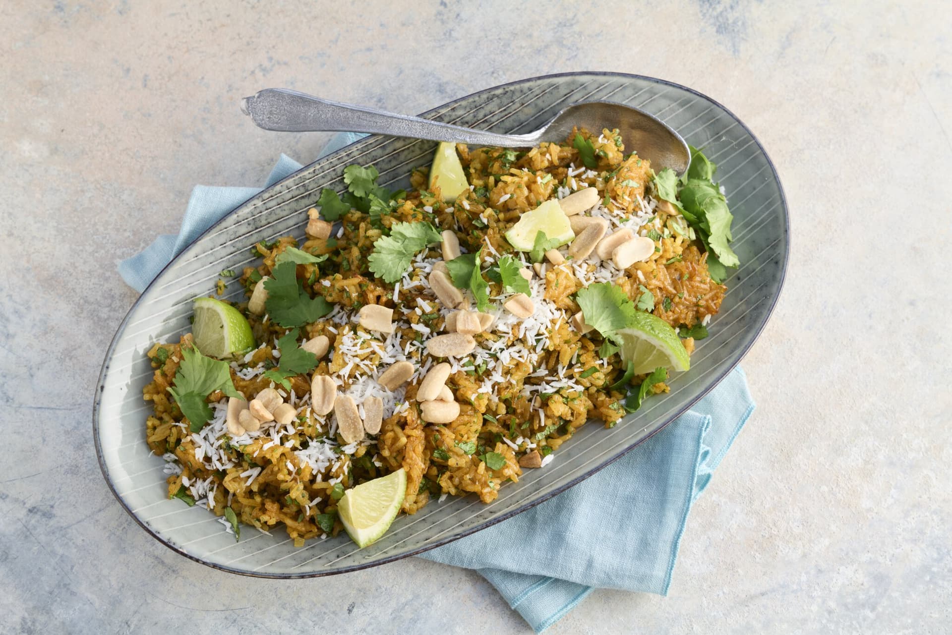 Crispy Rice Salad à la Nam Khao