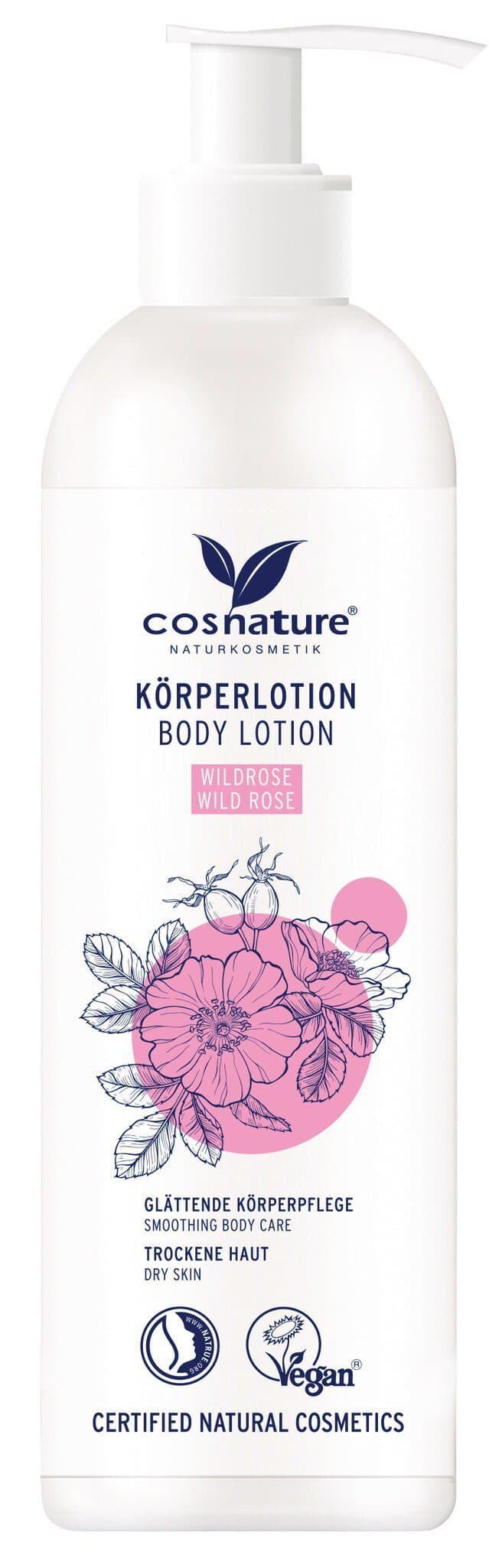 cosnature Körperlotion Wildrose