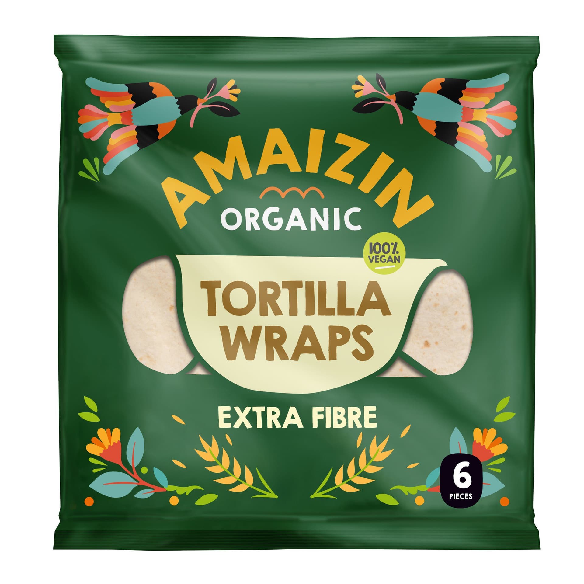 Amaizin Tortilla Wraps Weizenkleie