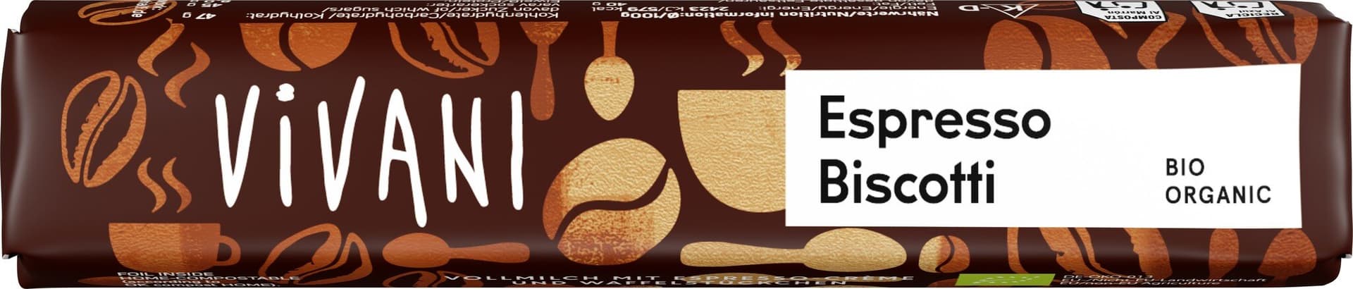 Vivani Riegel Espresso Biscotti