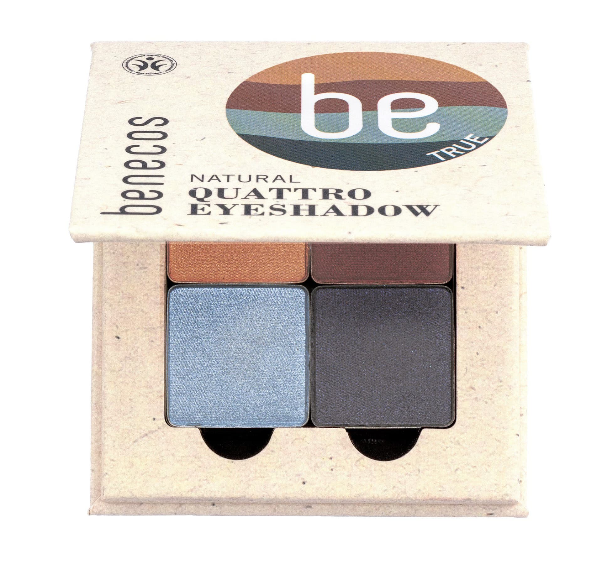 Benecos Natural Quattro Eyeshadow true blue