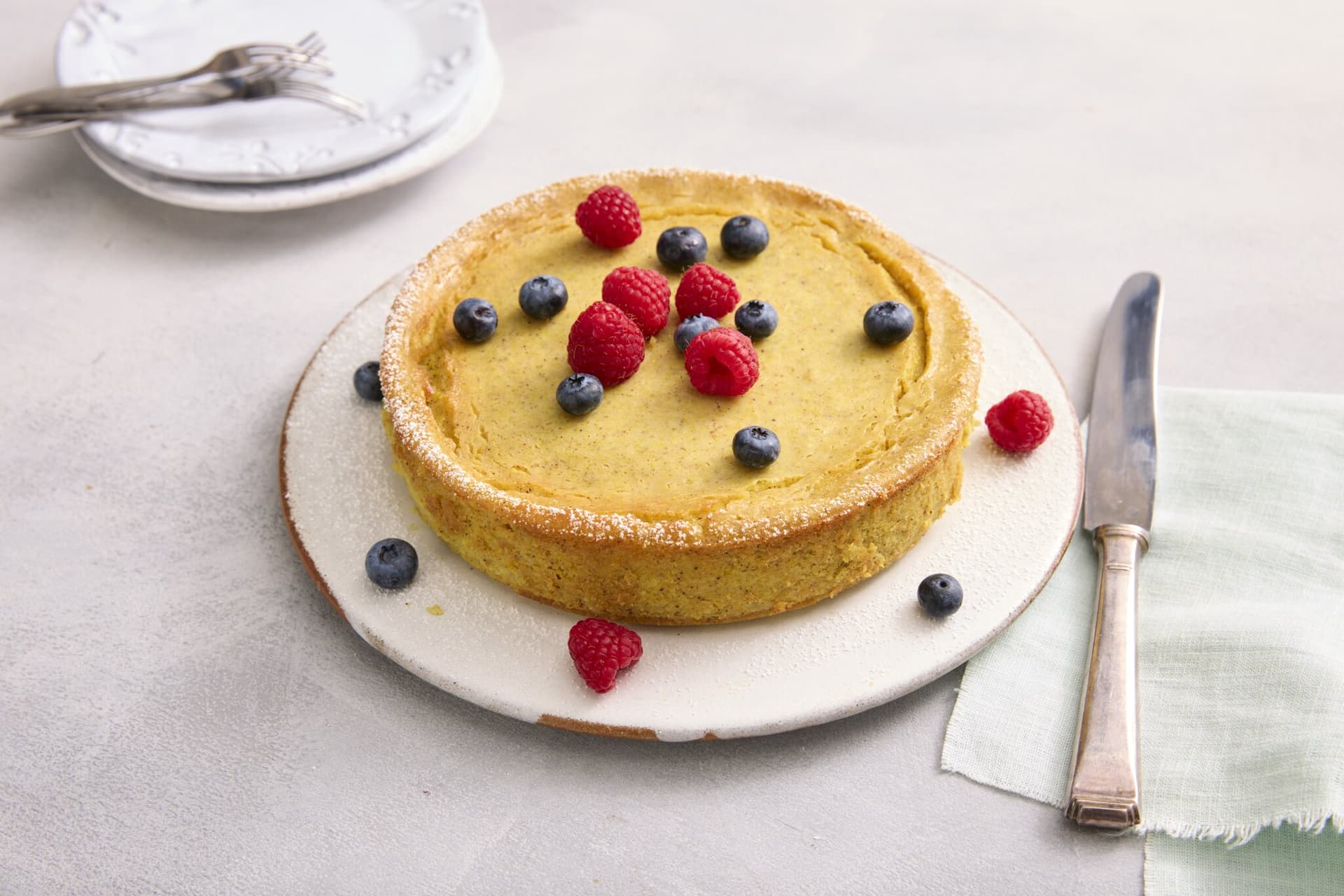 Heidelbeer-"Käse"kuchen