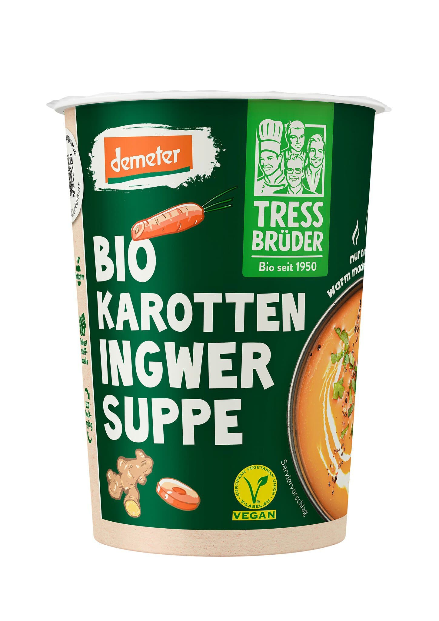 TRESS BRÜDER Karotten-Ingwer Suppe