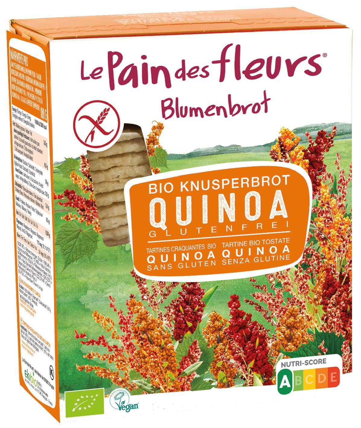 Blumenbrot Quinoaschnitten