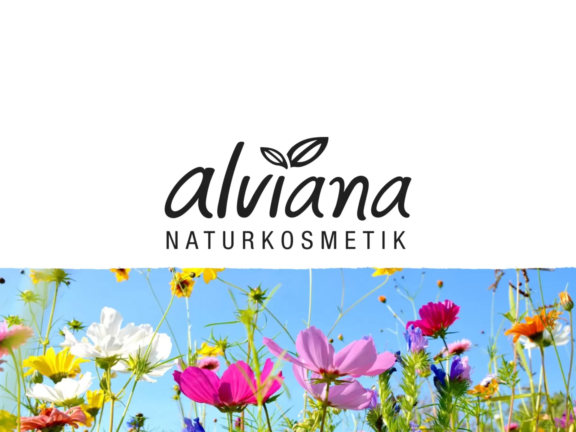 alviana Logo mittig leicht oben Aloe vera