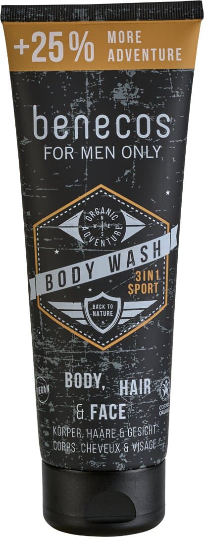 Benecos for men Body Wash 3in1 Sport