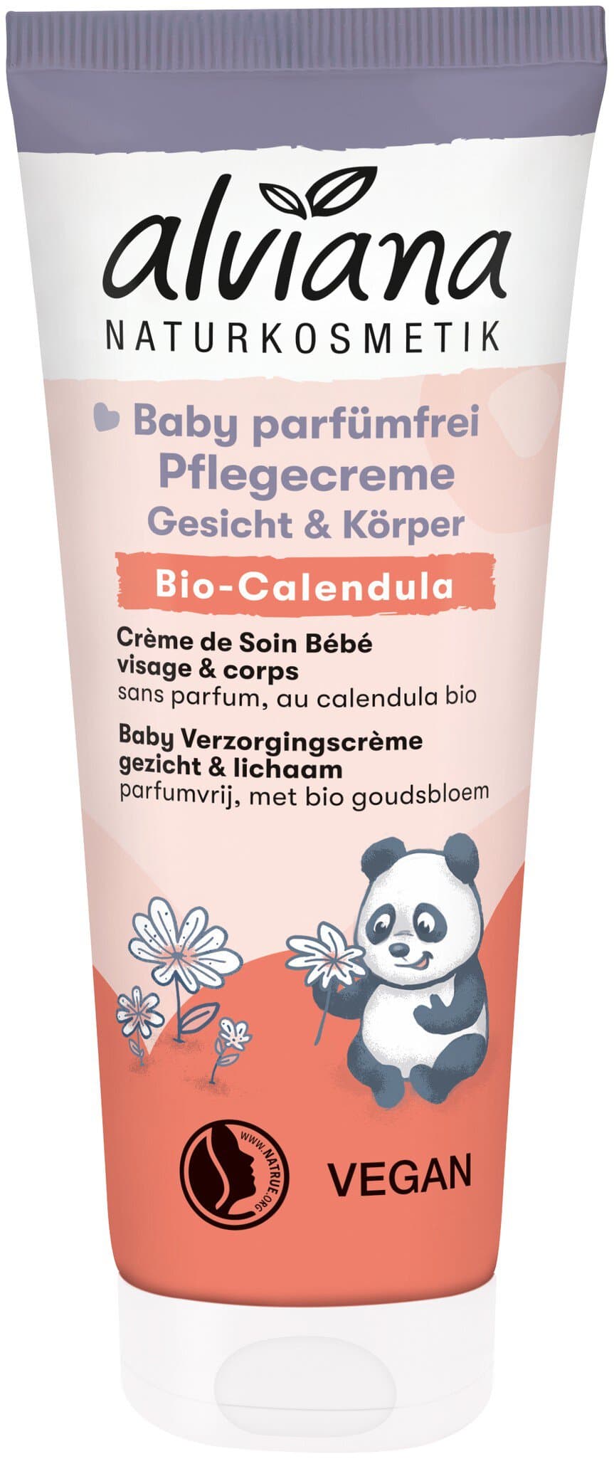 alviana Baby parfümfrei Pflegecreme mit Bio-Calendula