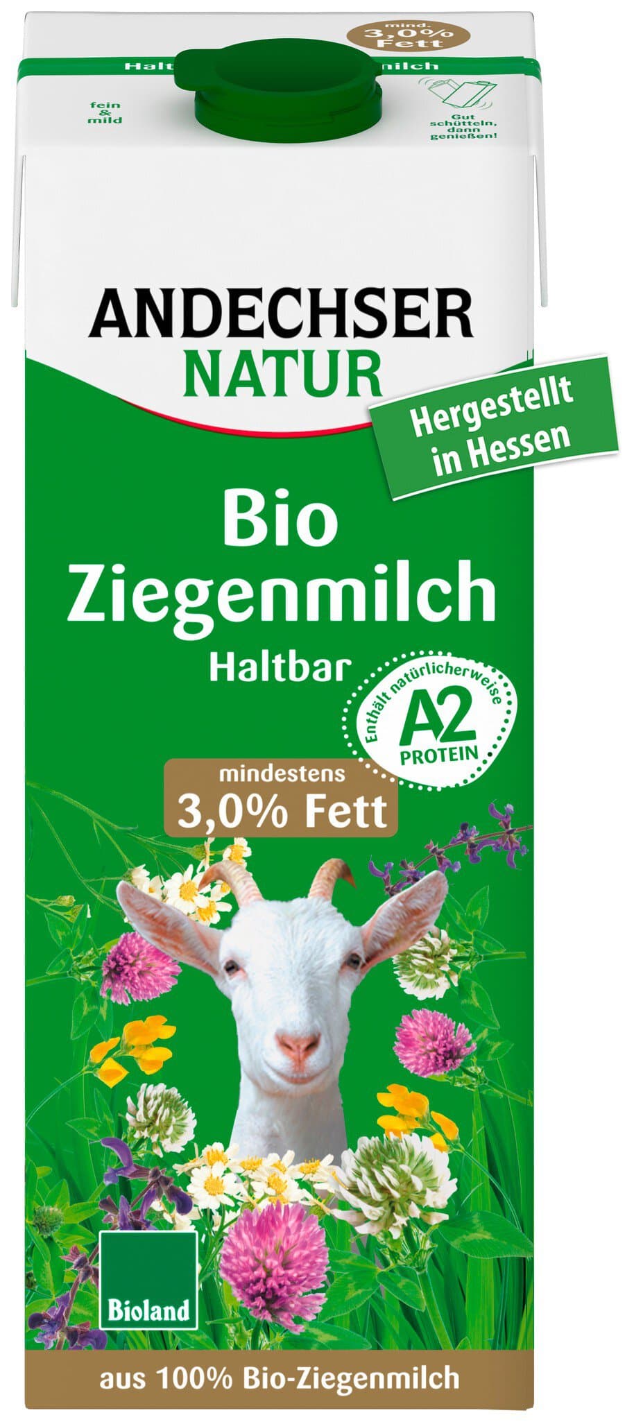 Andechser Natur Haltbare Ziegenmilch 3,0%