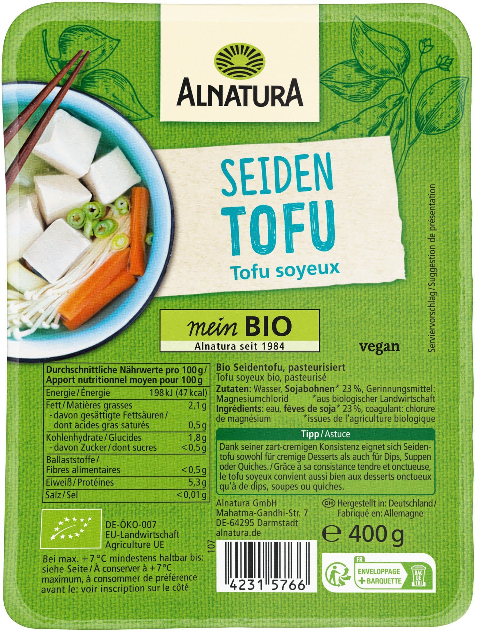 Alnatura Seidentofu (gekühlt)