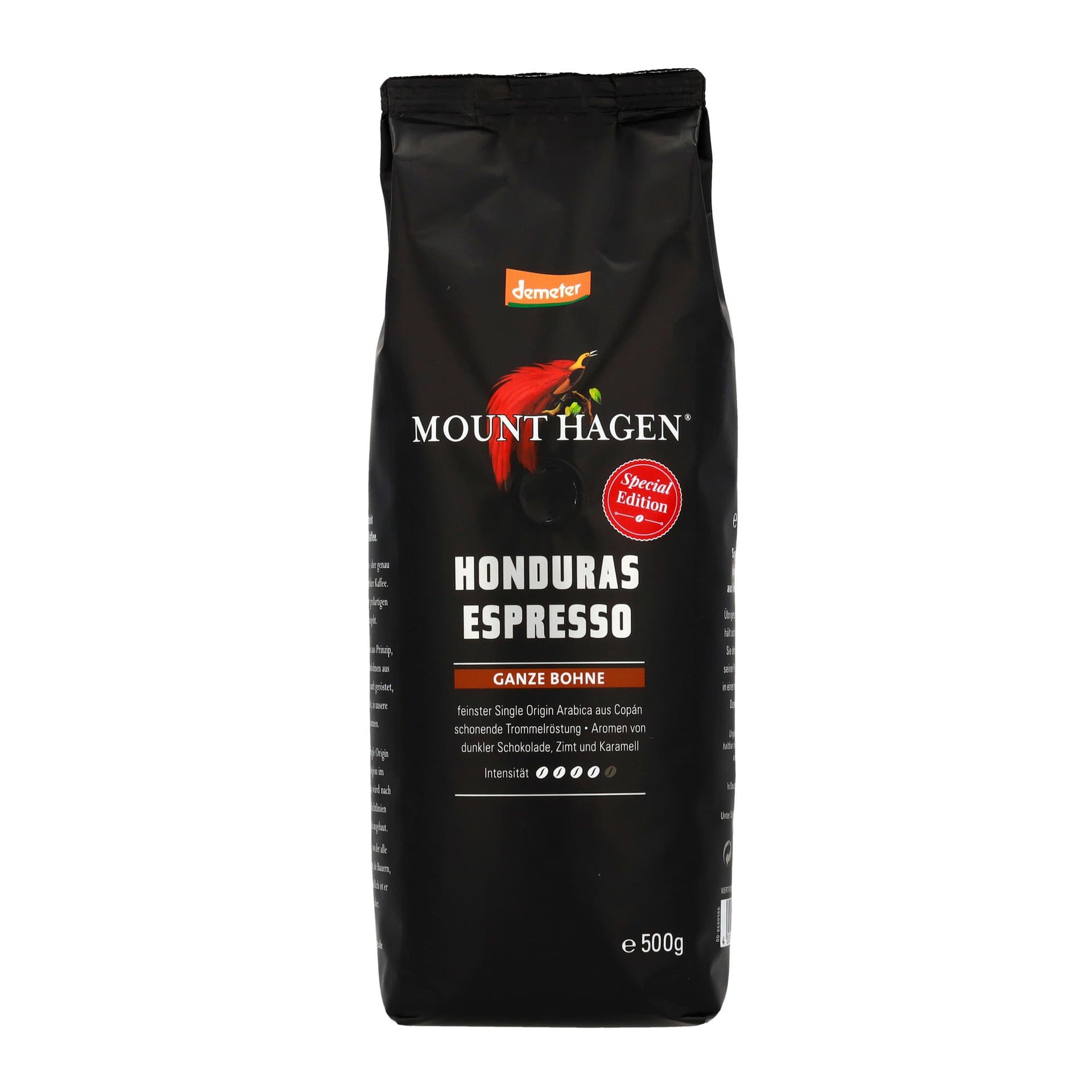 Mount Hagen Espresso Honduras demeter ganze Bohne