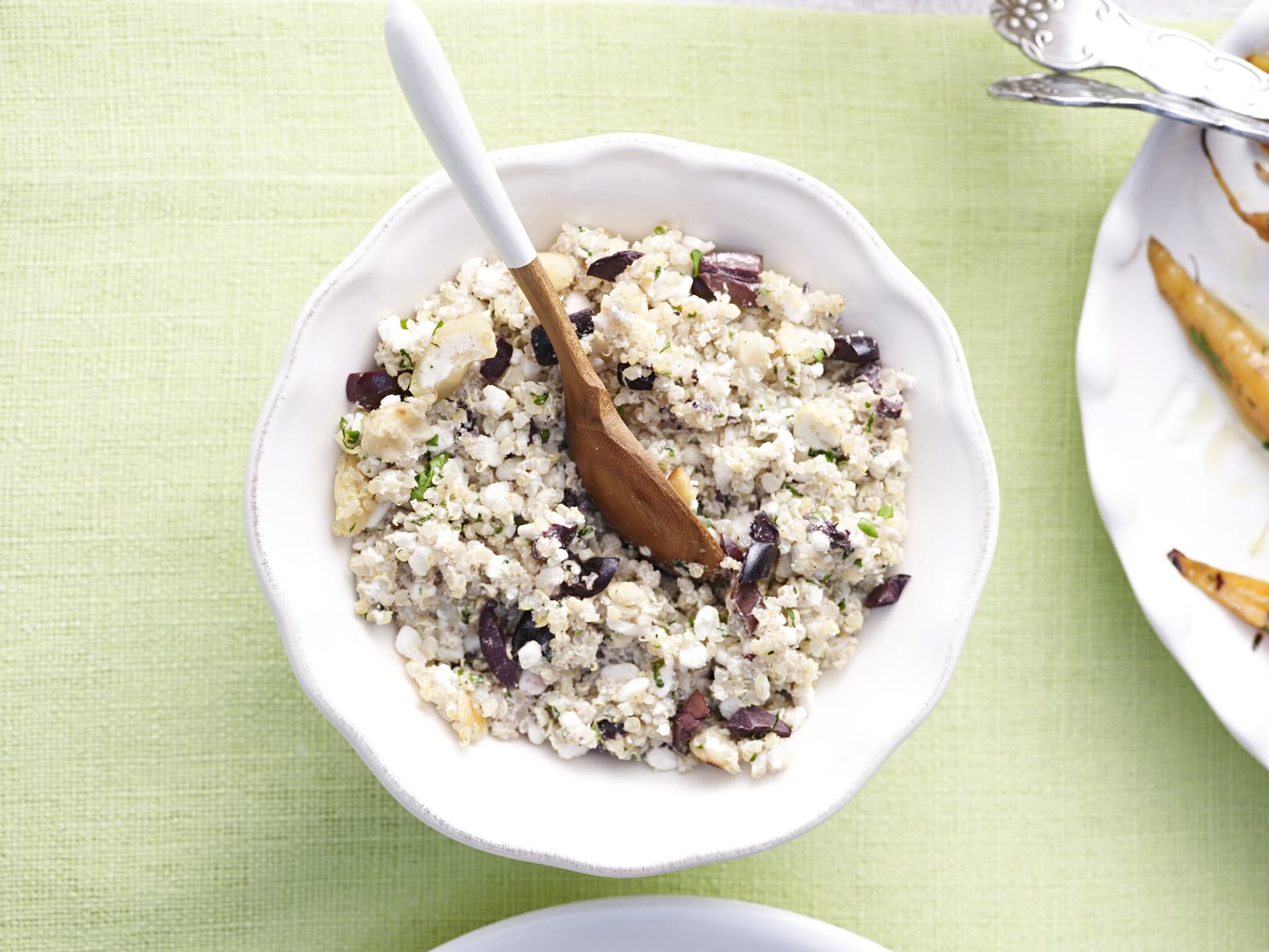Frischkäse-Quinoa-Topping