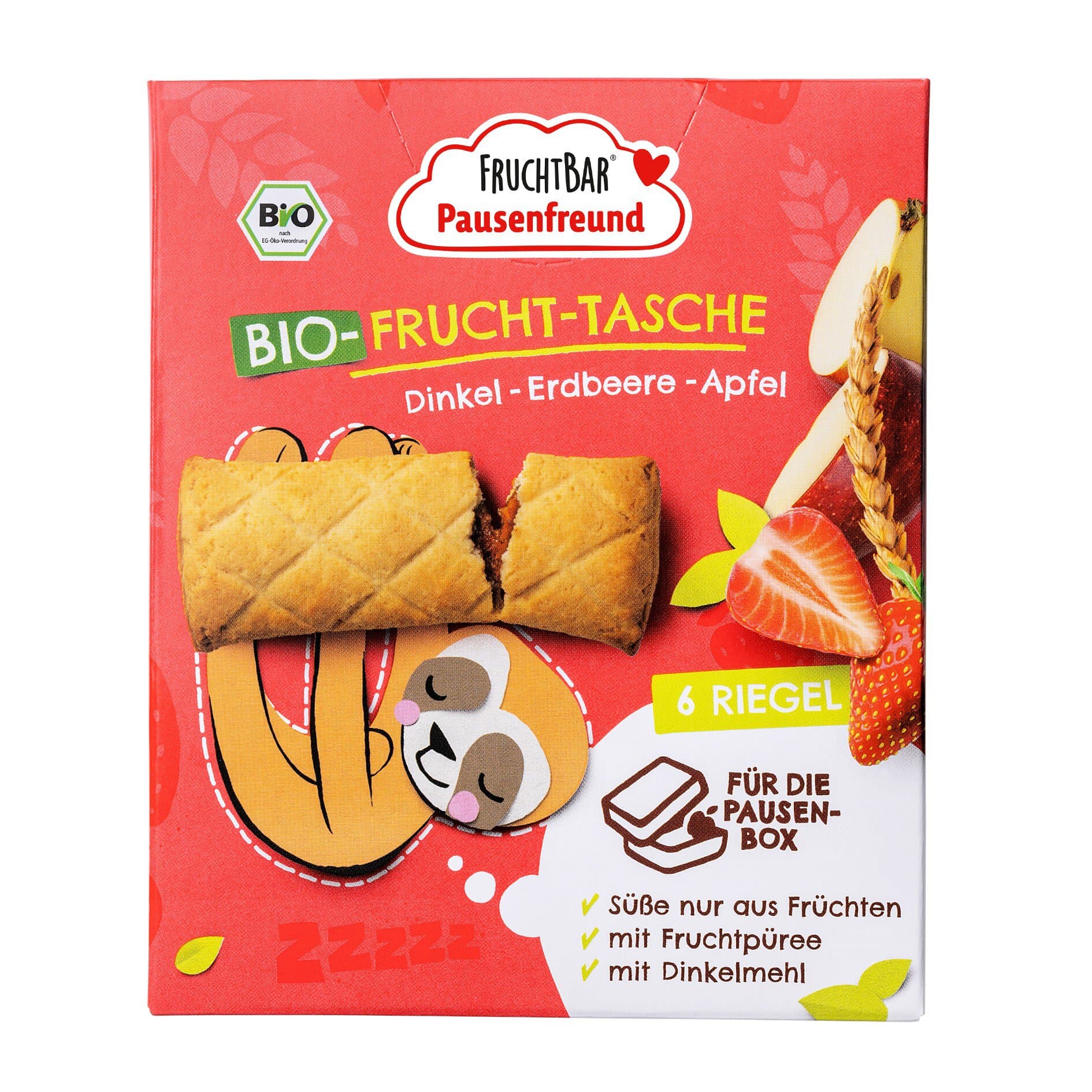 FRUCHTBAR Frucht-Tasche Erdbeer-Apfel