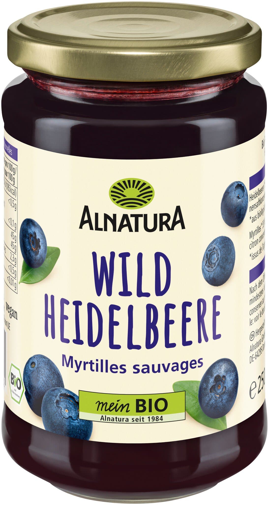 Alnatura Fruchtaufstrich Wildheidelbeere