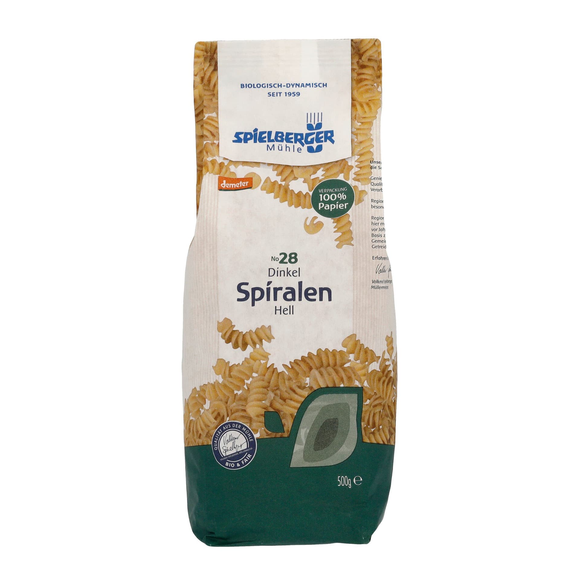 Spielberger Dinkel Spiralen hell