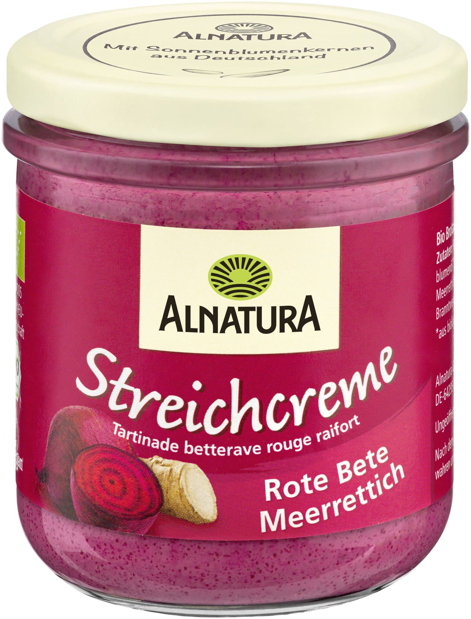 Alnatura Streichcreme Rote-Bete-Meerrettich