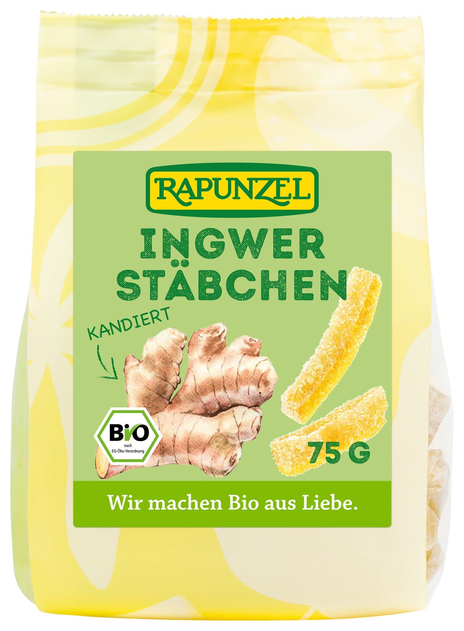 Rapunzel Ingwerstäbchen kandiert
