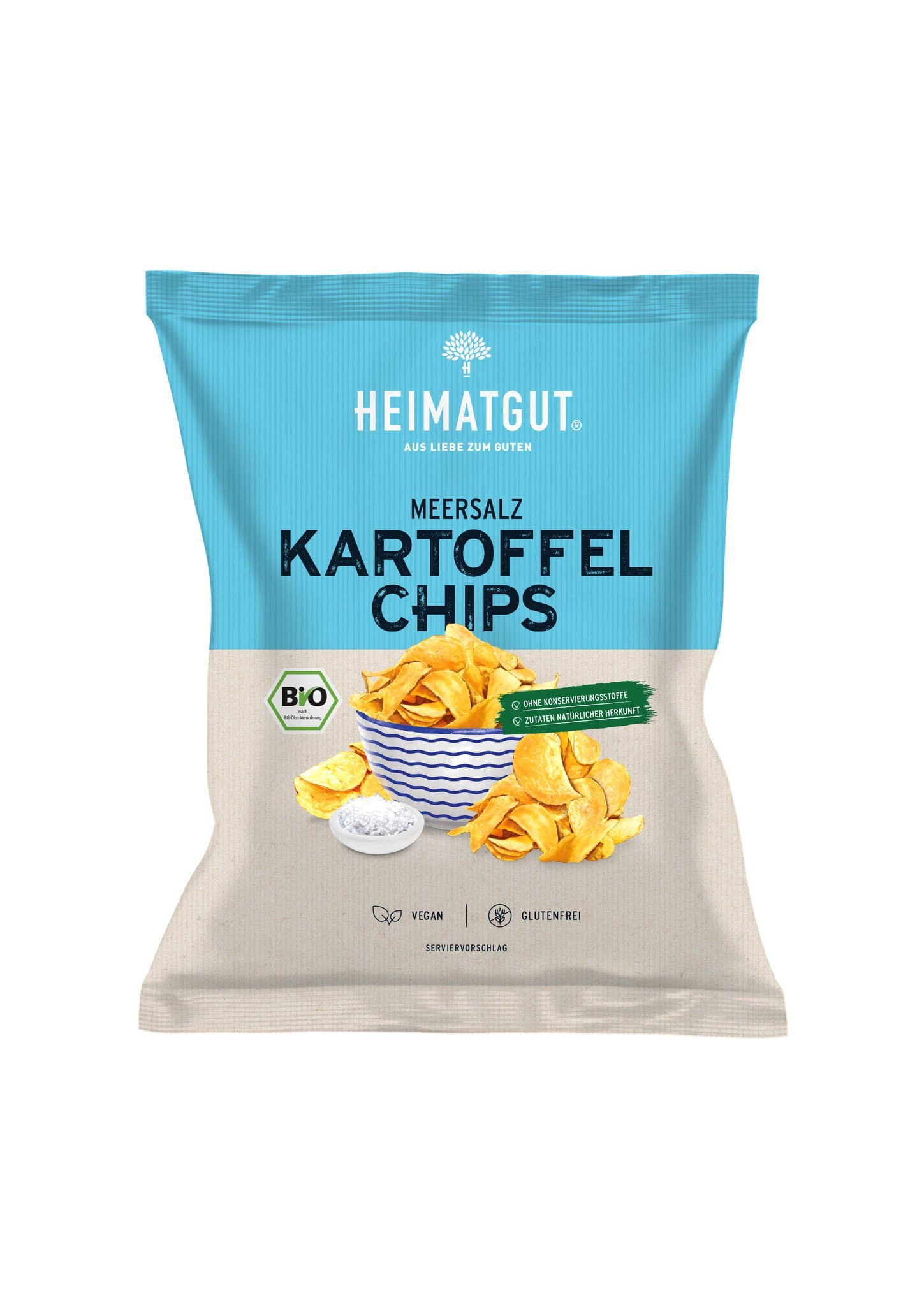 Heimatgut Kartoffel Chips Meersalz